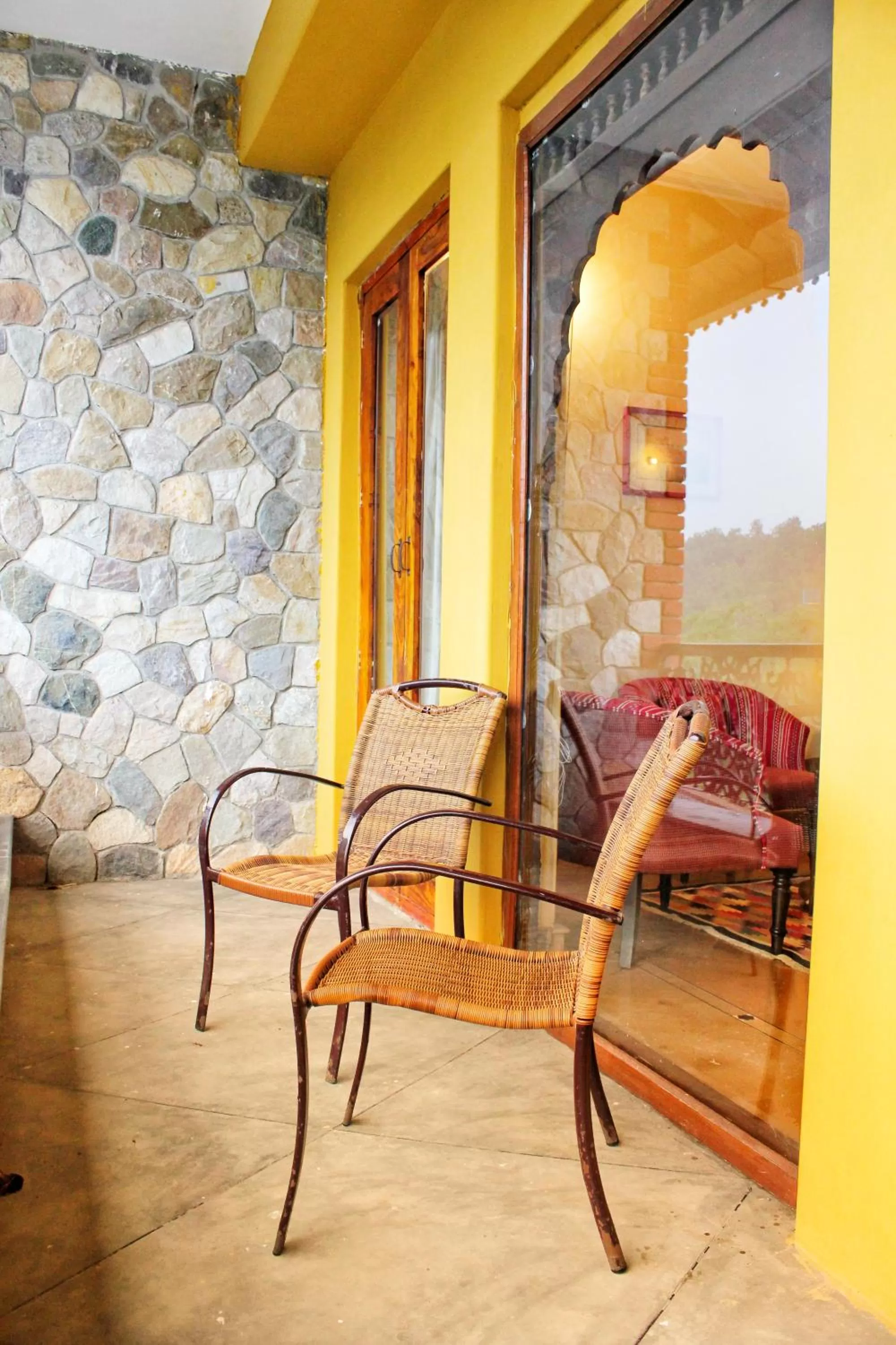 Patio in Tree of Life Resort Dehradun Foothills