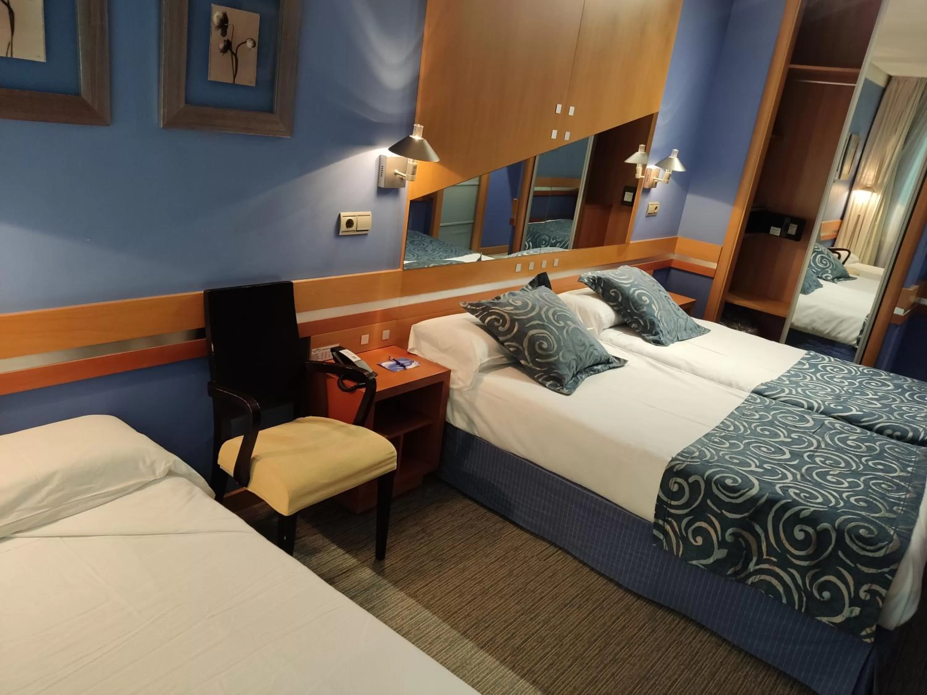 Bed in Hotel Torresport