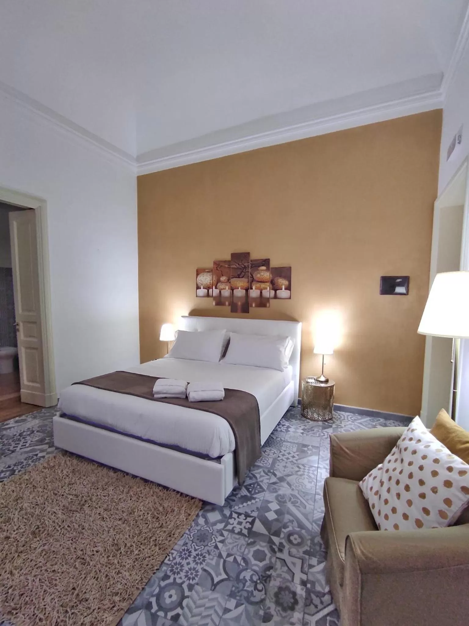 Bed in B&B Casa Carola