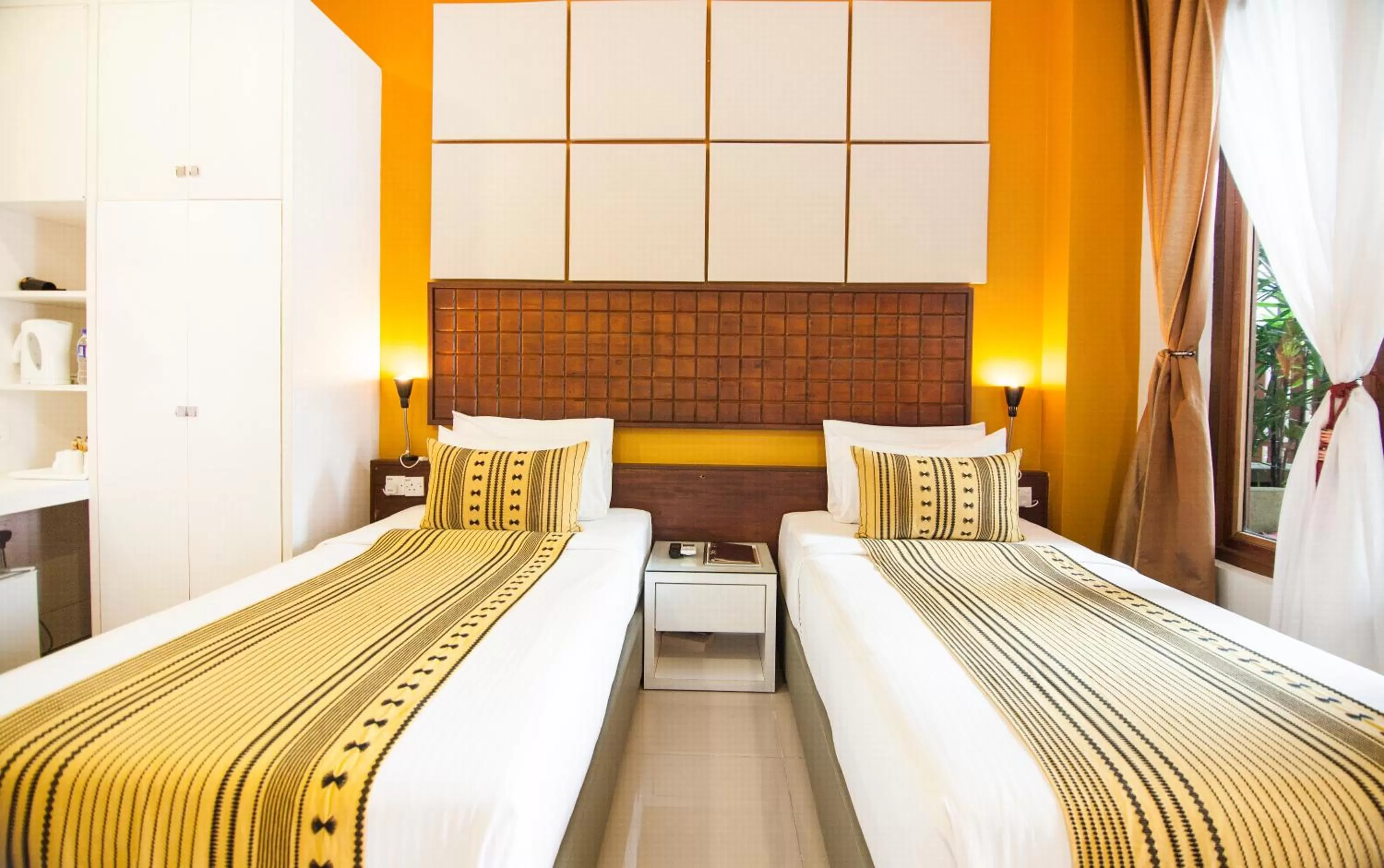 Deluxe Twin Room with Pool View in Sunday Telaga Terrace Boutique Resort