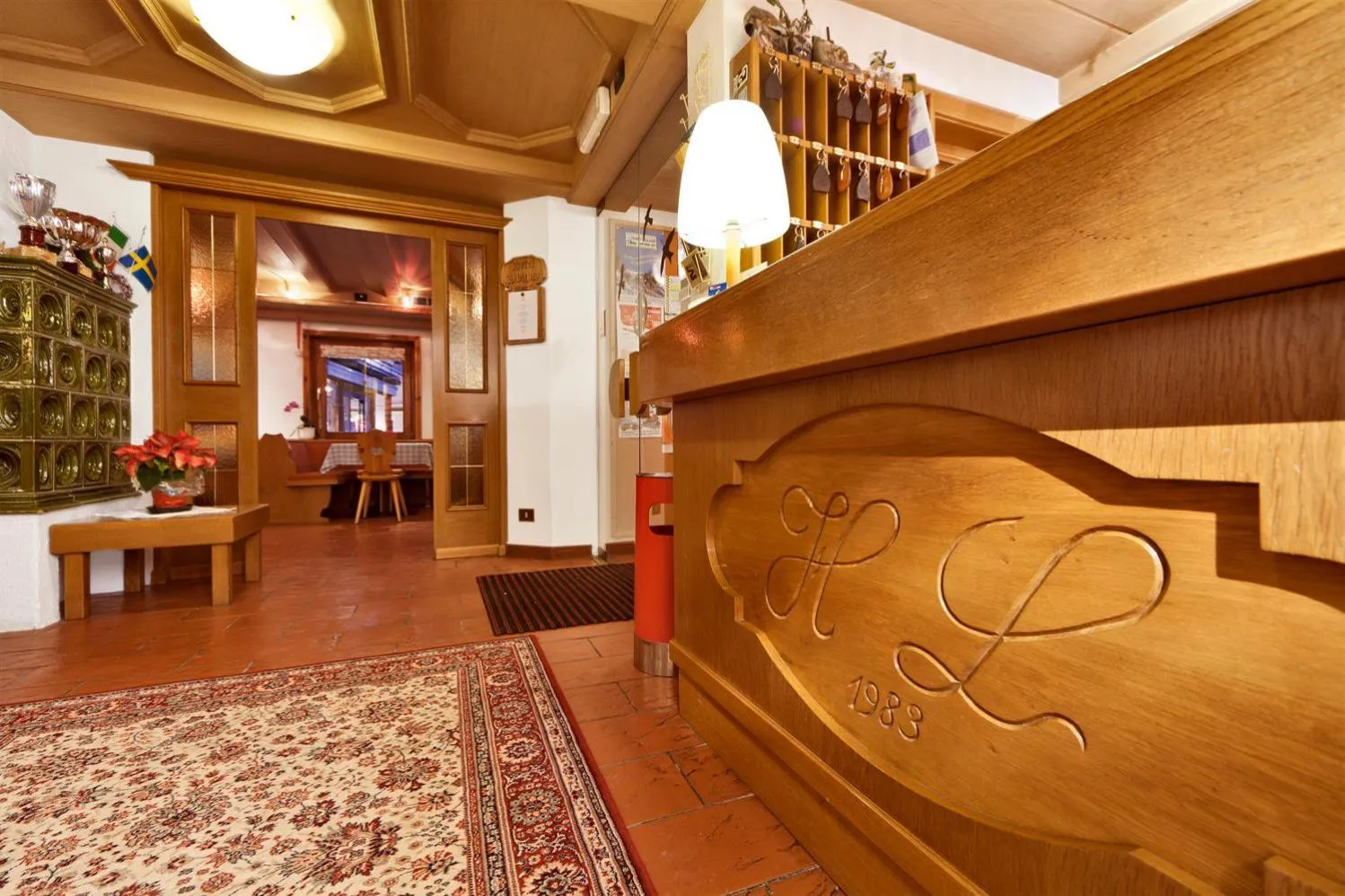 Lobby or reception in Hotel Livigno