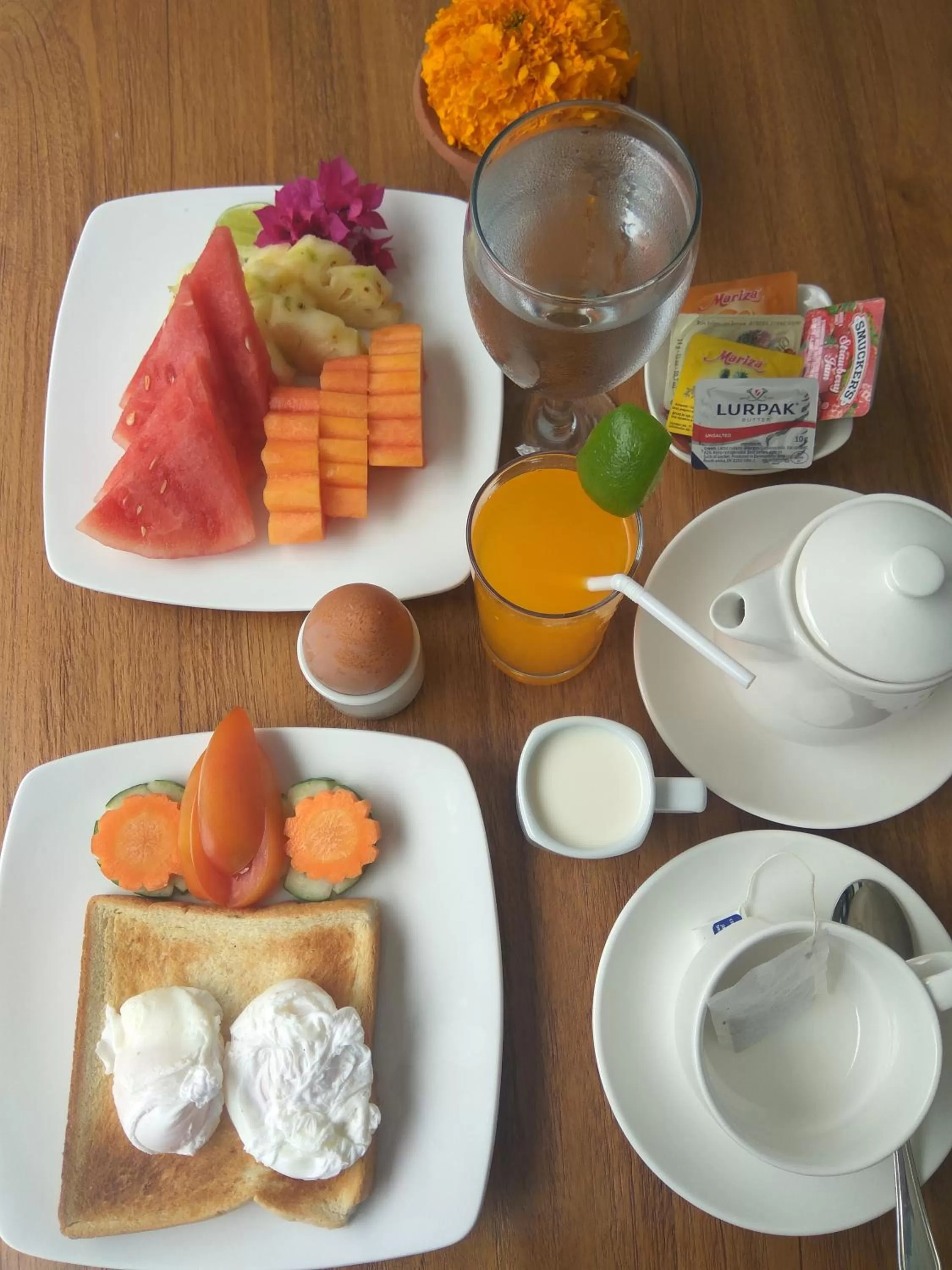 Breakfast in The Hidden Bali Inn