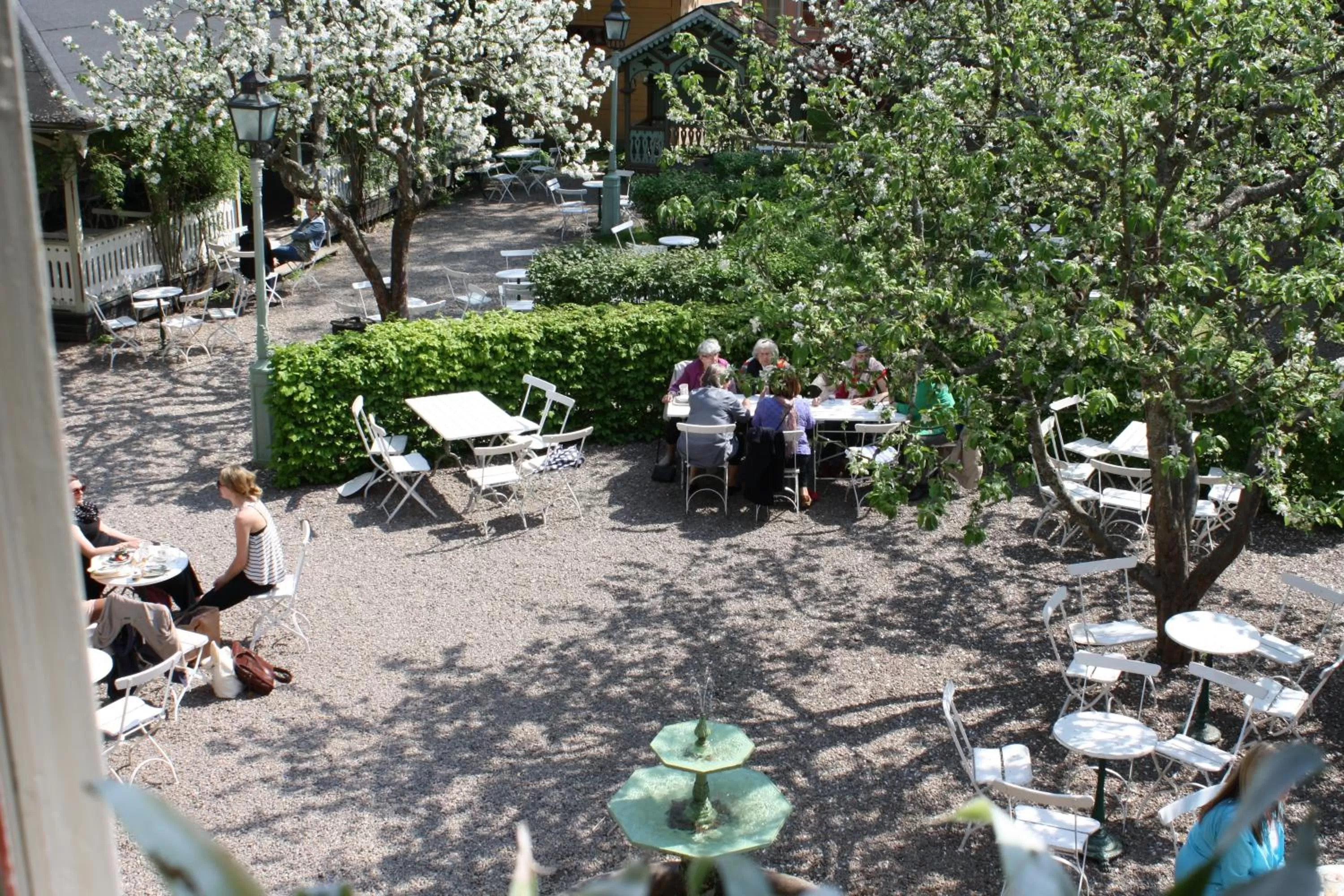 Patio in Hilma Winblads Bed & Breakfast