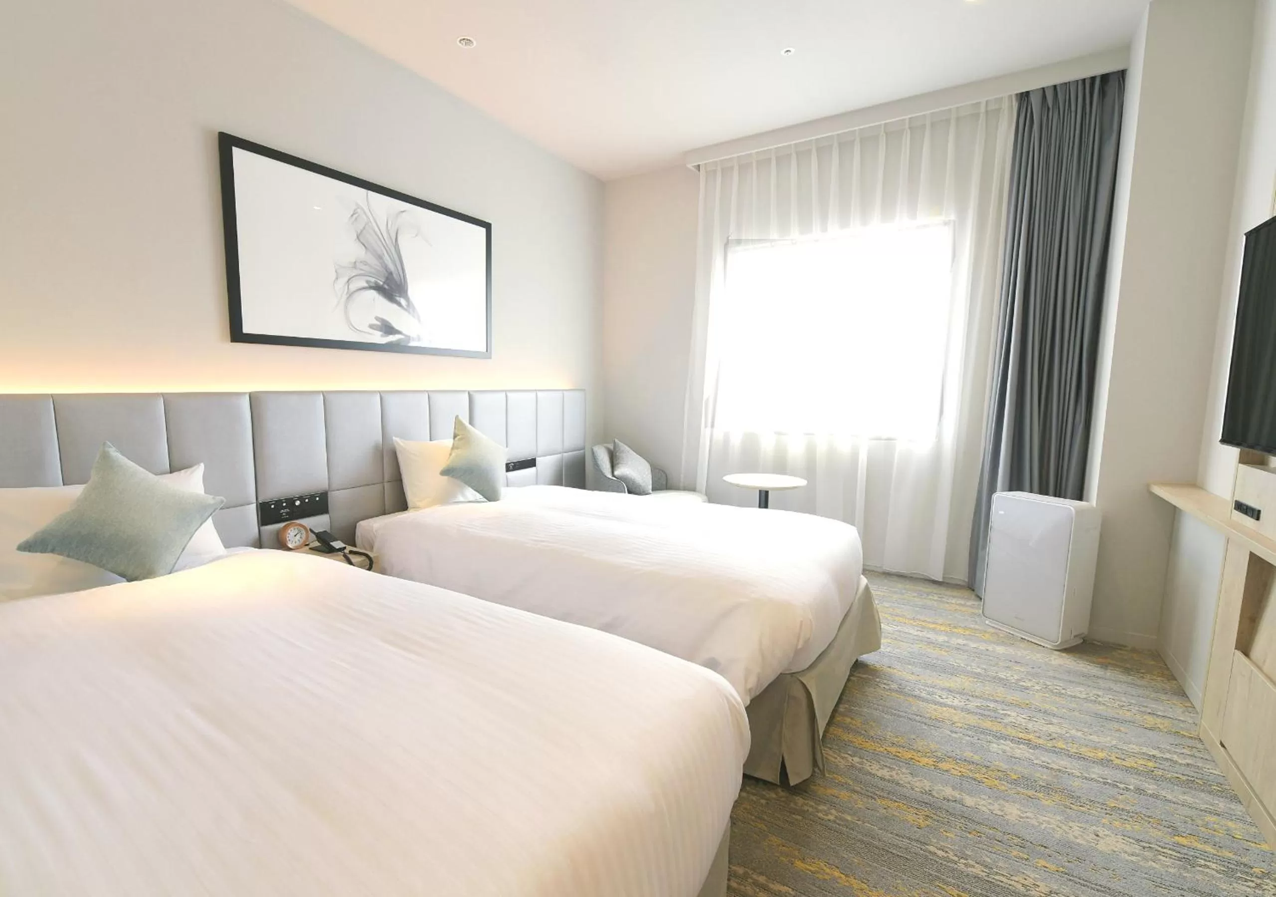 Bed in Oriental Hotel Fukuoka Hakata Station