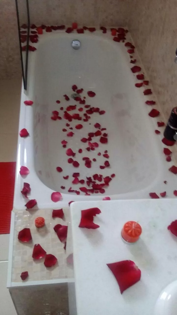 Bathroom in Apartamentos Casa da Pedra