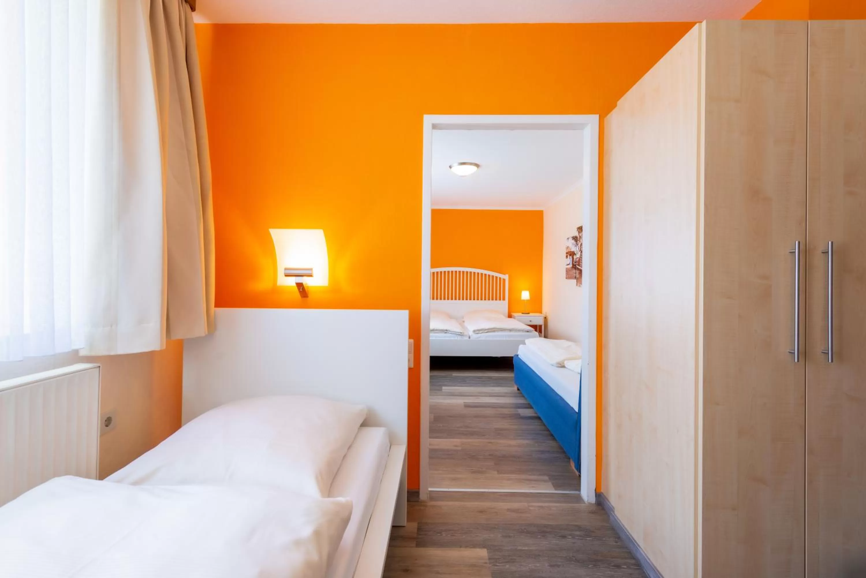 Bed in Hotel Heldt Dependance