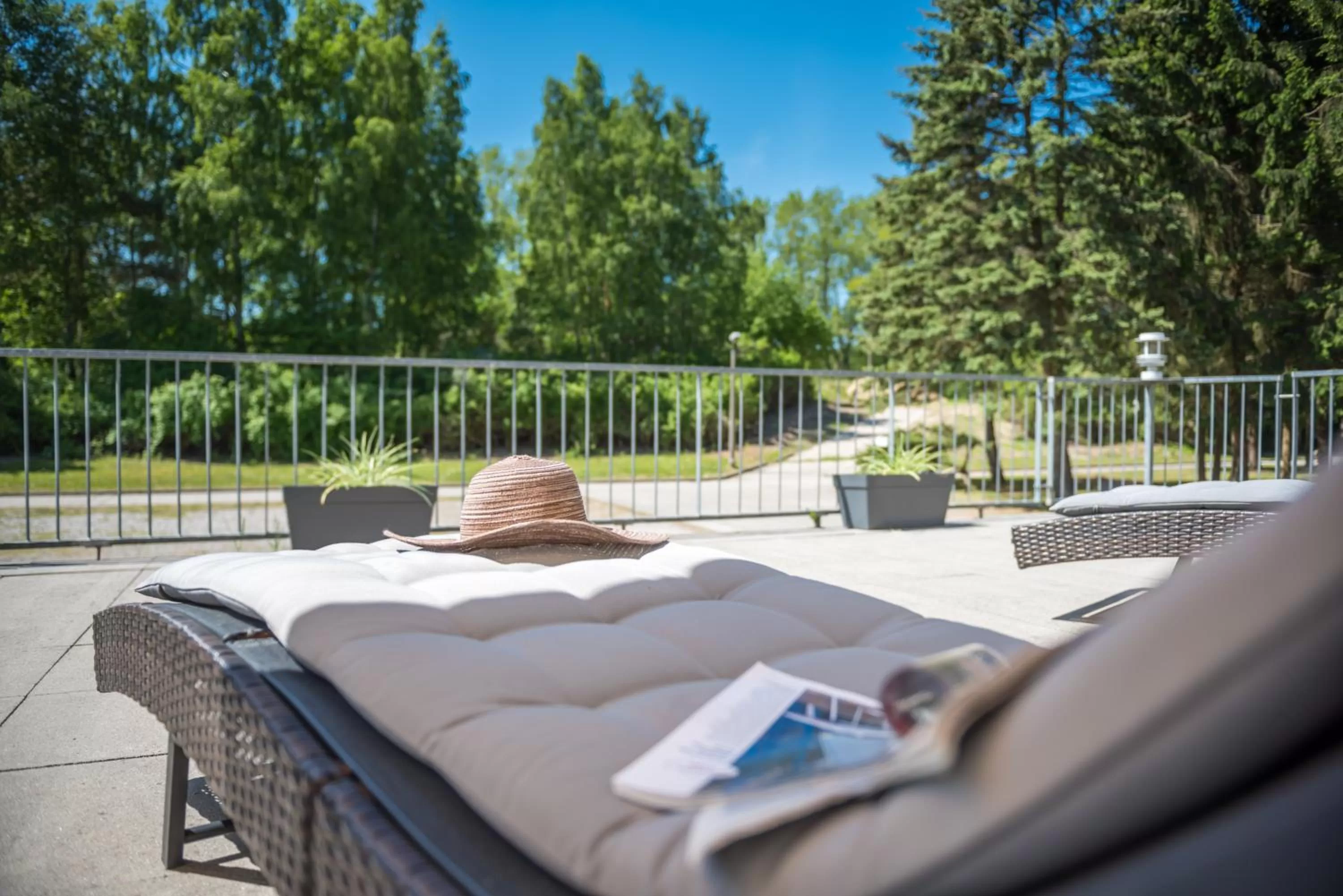 Balcony/Terrace in Hotel Mukran