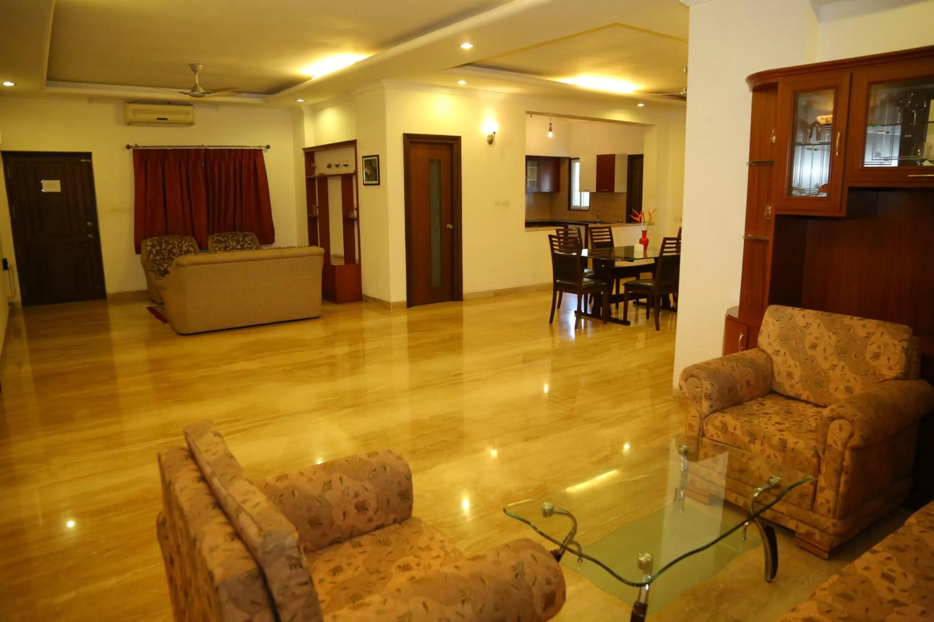 Living room, Seating Area in Swan Suites Madhapur