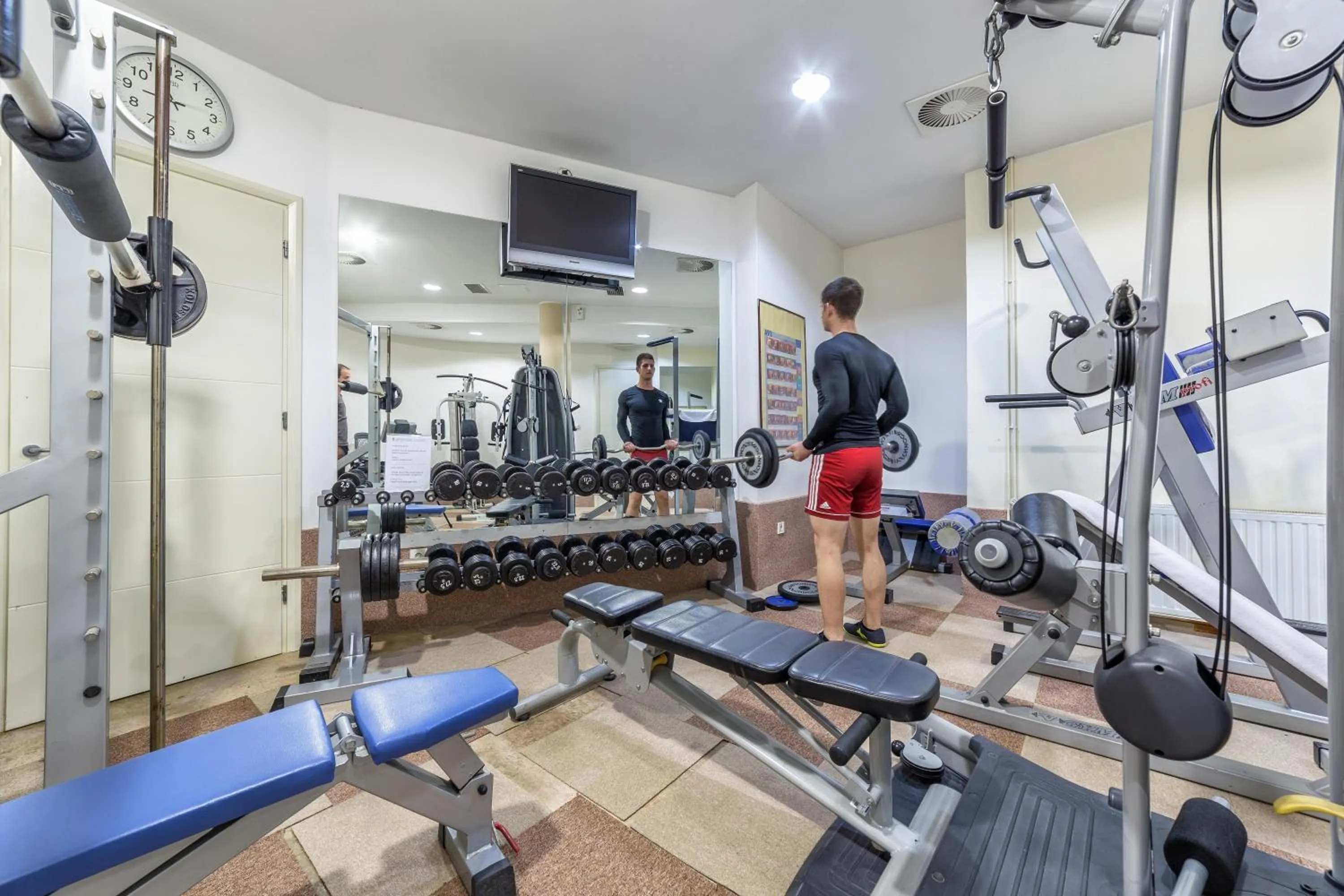 Fitness centre/facilities in Hotel Punta