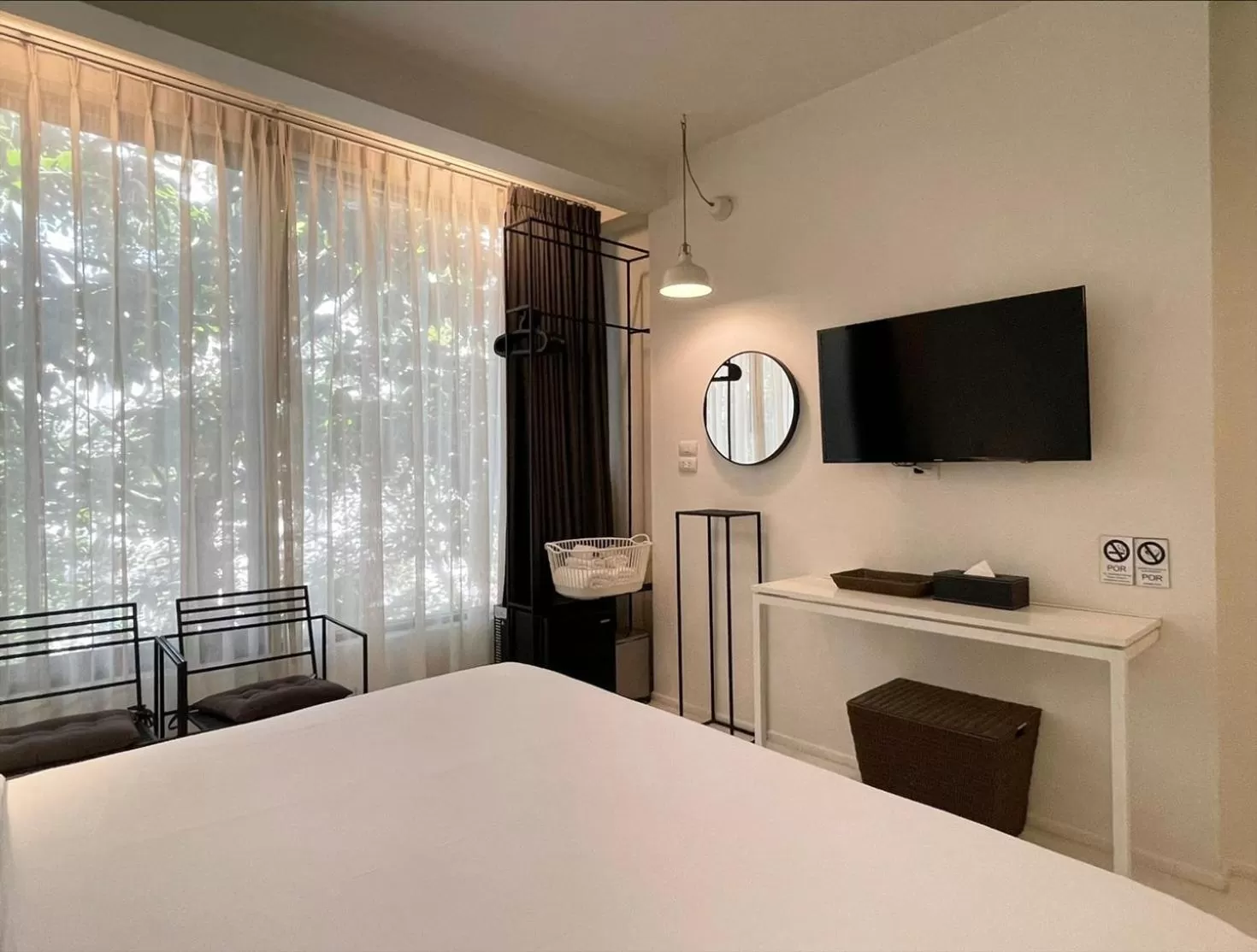 Bedroom, Bed in POR Santitham