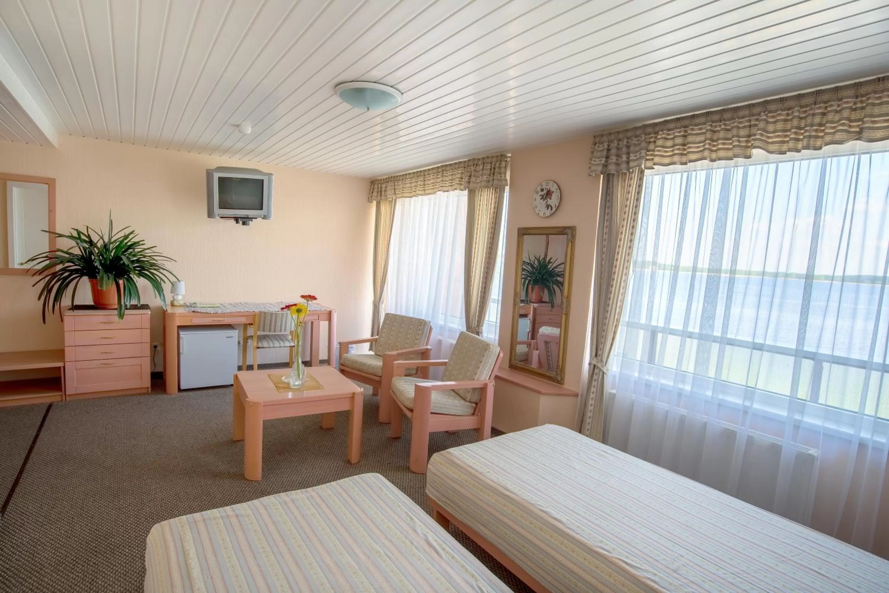 Bed in Hotel Mezaparks