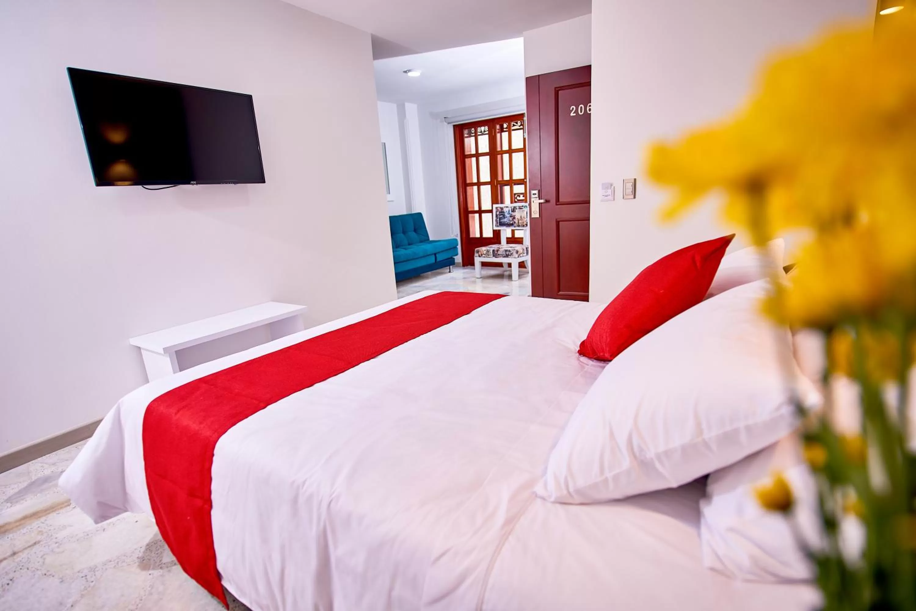 Bed in Casa Esmeralda