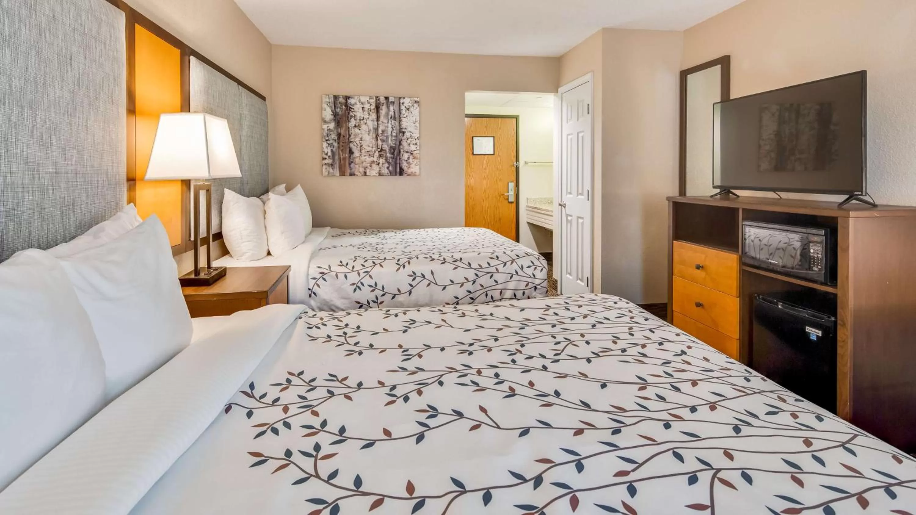 Queen Room with Two Queen Beds- Non-Smoking in Americinn by Wyndham Birch Run - Frankenmuth