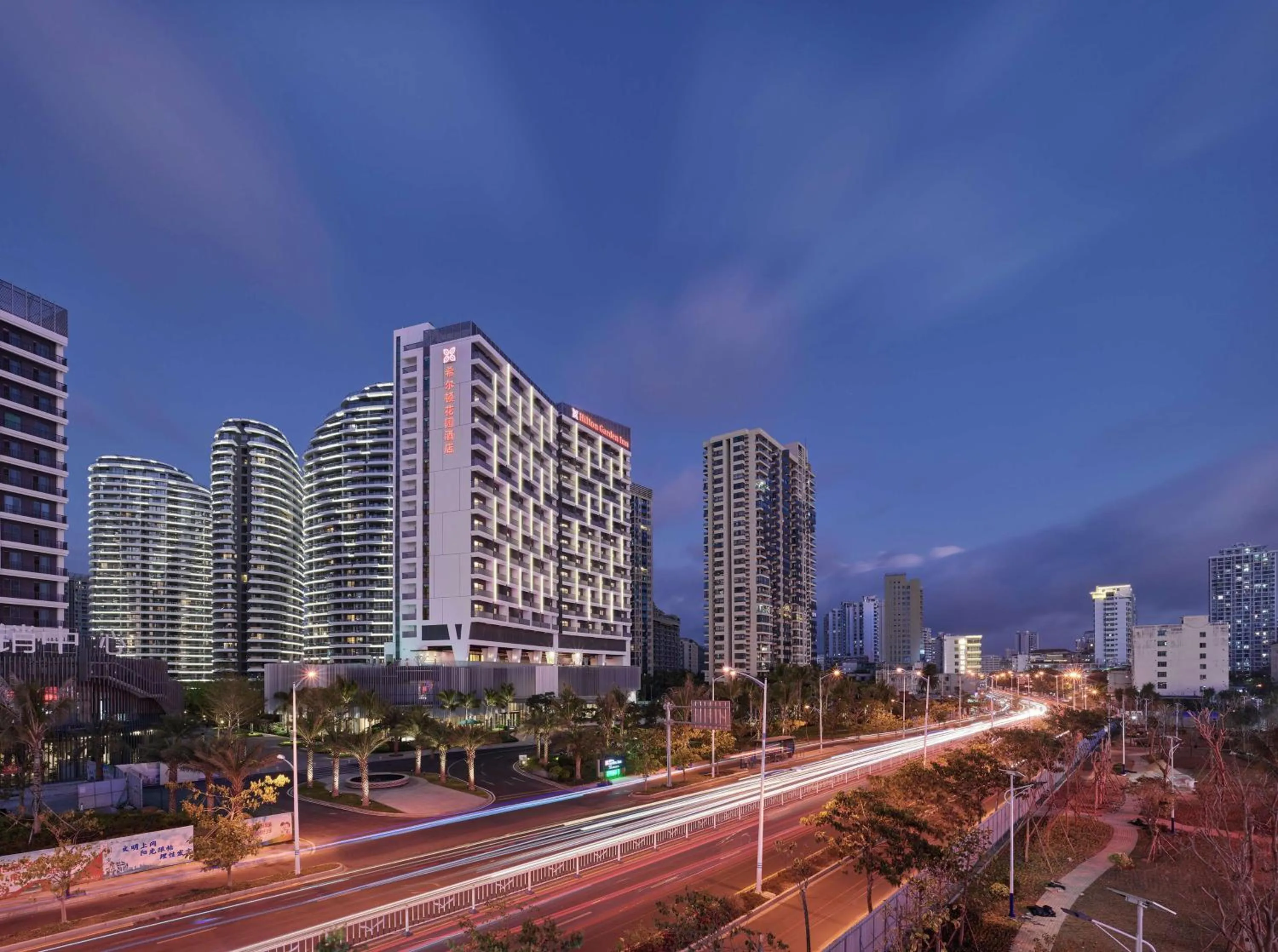 Property building in Hilton Garden Inn Sanya