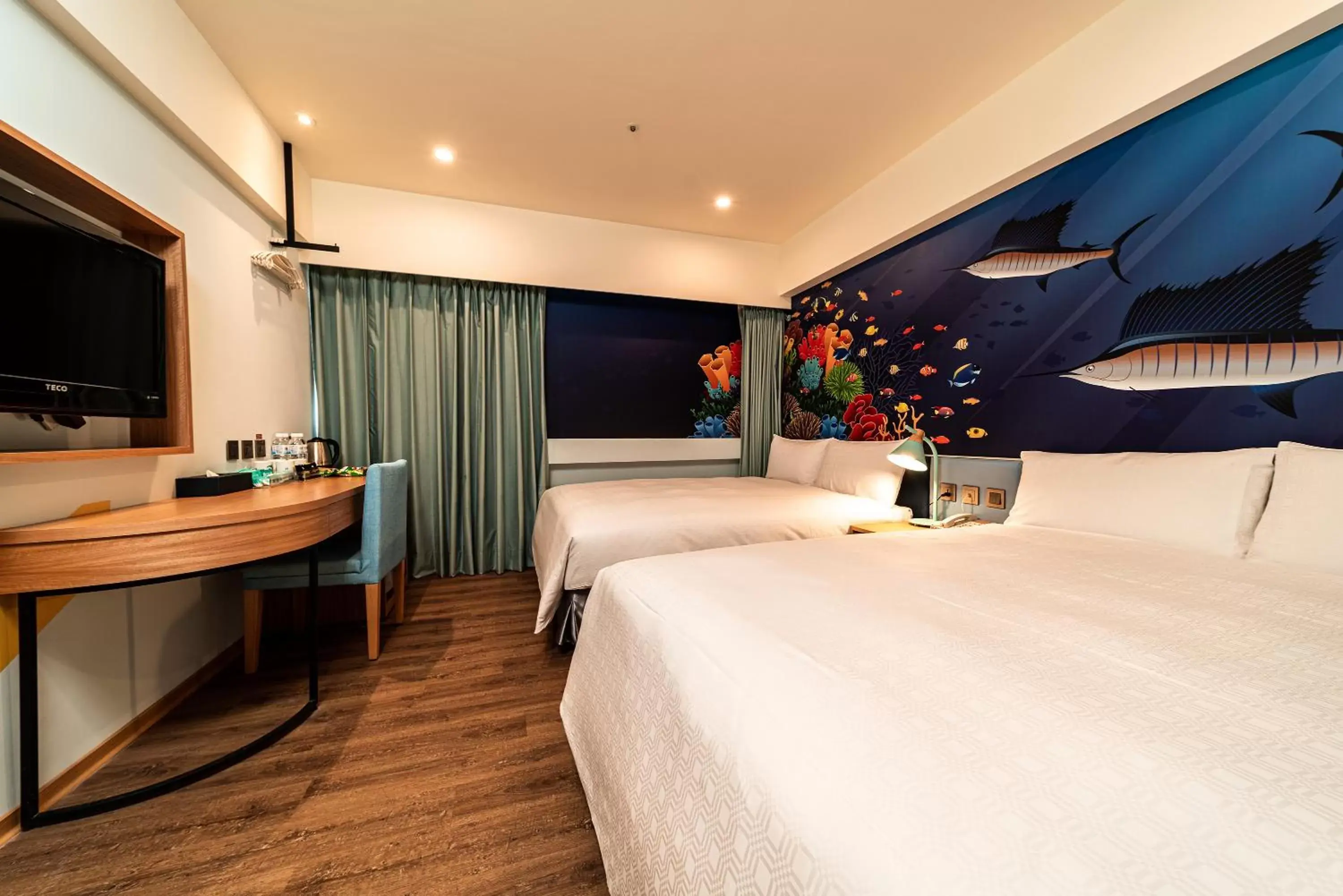 Deluxe Triple Room in Fish Hotel Kaohsiung Deluxe Triple Room in Fish Hotel Kaohsiung