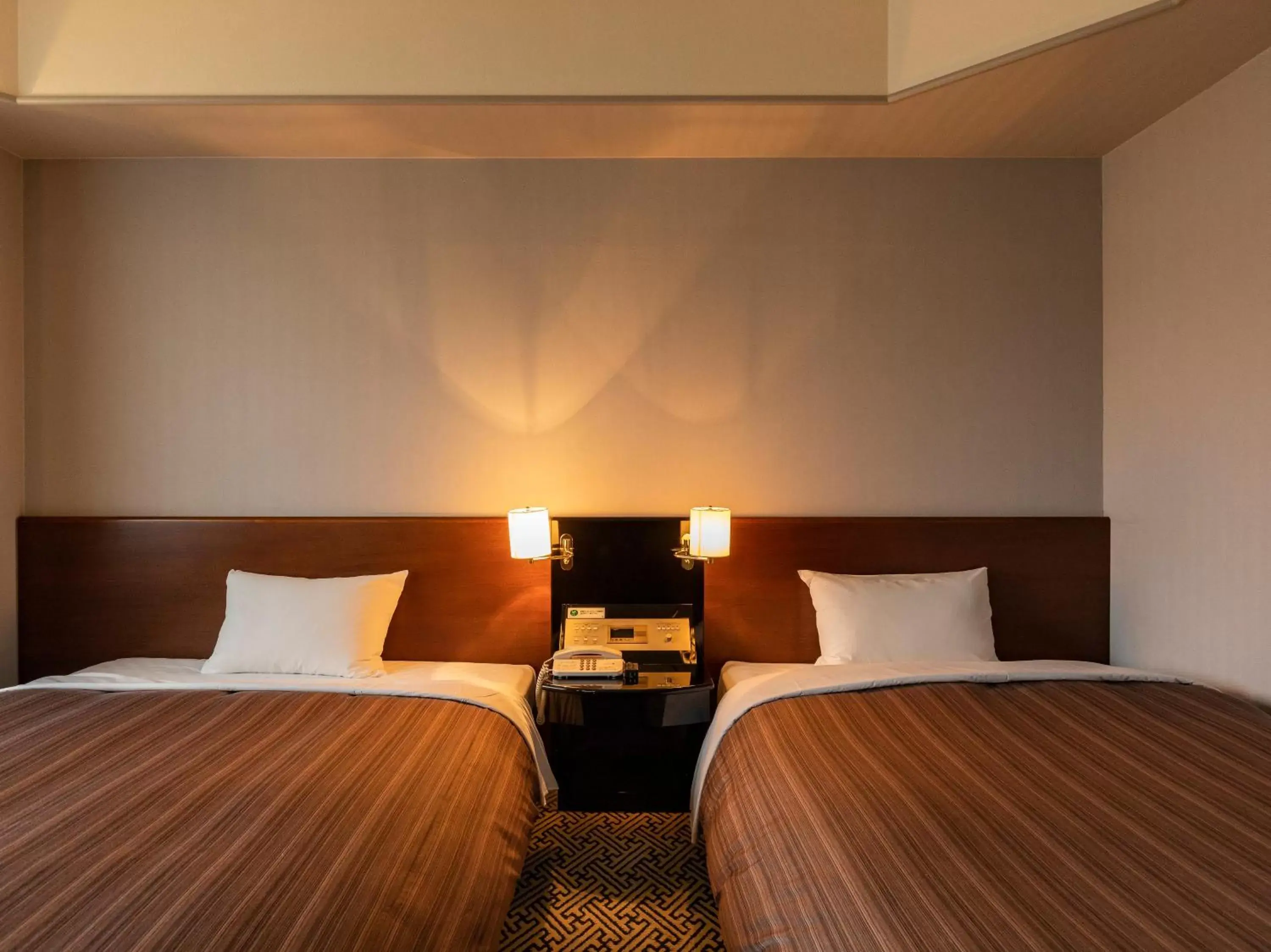 Twin Room - Non-Smoking in Ark Hotel Kumamotojo Mae -ROUTE INN HOTELS- Twin Room - Non-Smoking in Ark Hotel Kumamotojo Mae -ROUTE INN HOTELS-