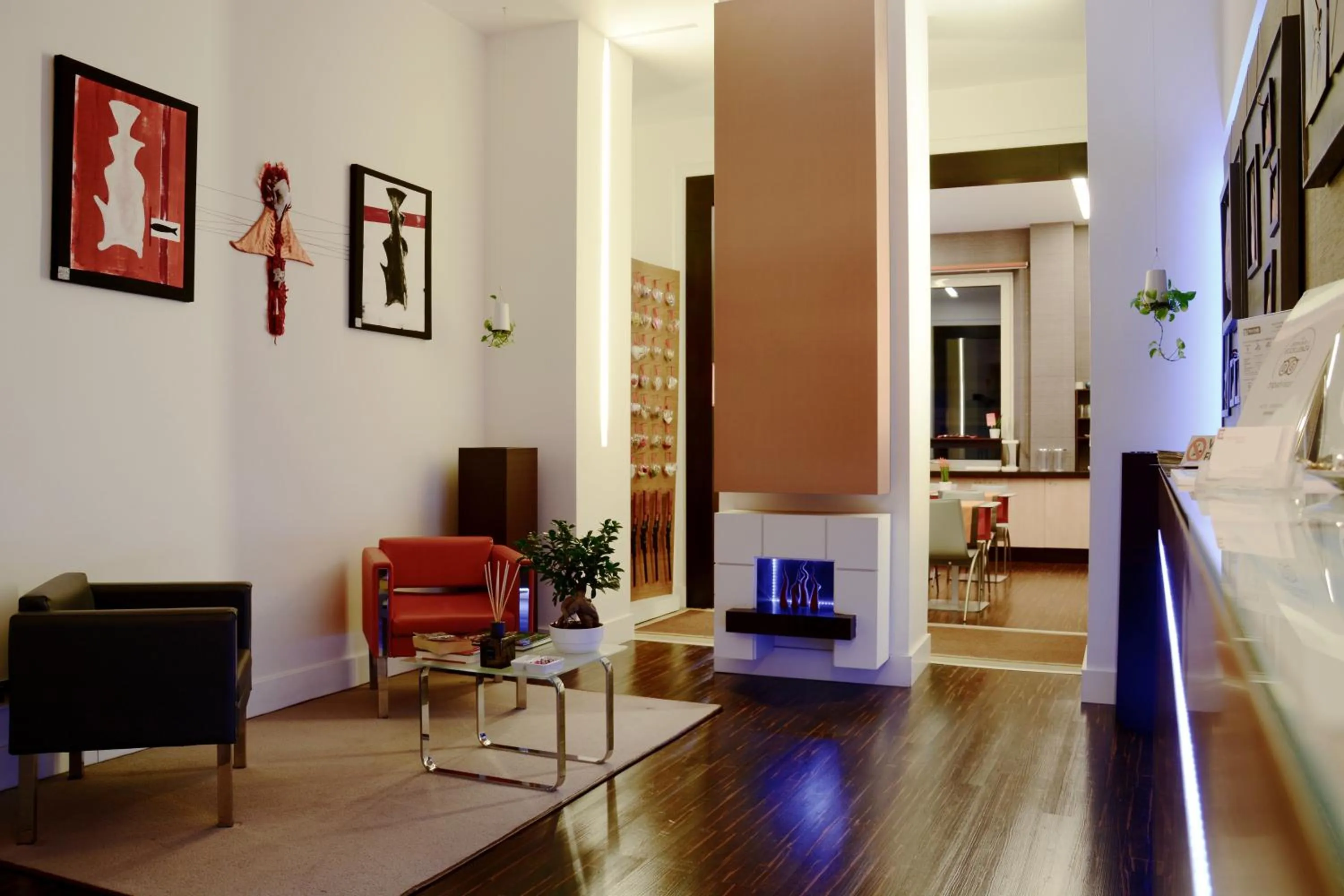 Lobby or reception in Hotel Cimarosa