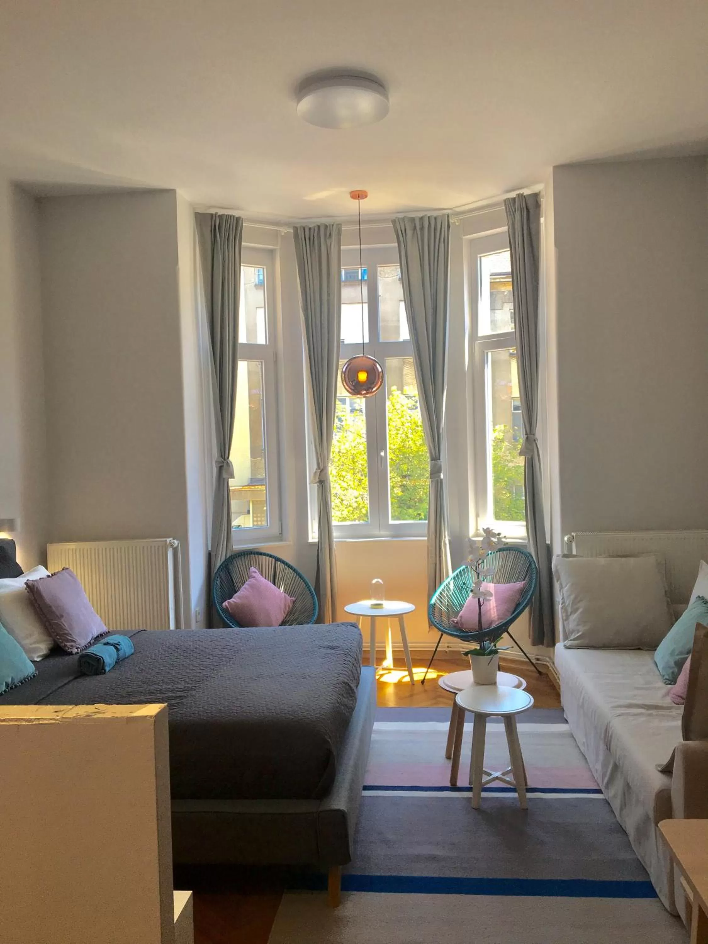 Bed in Doma Zagreb Aparthotel