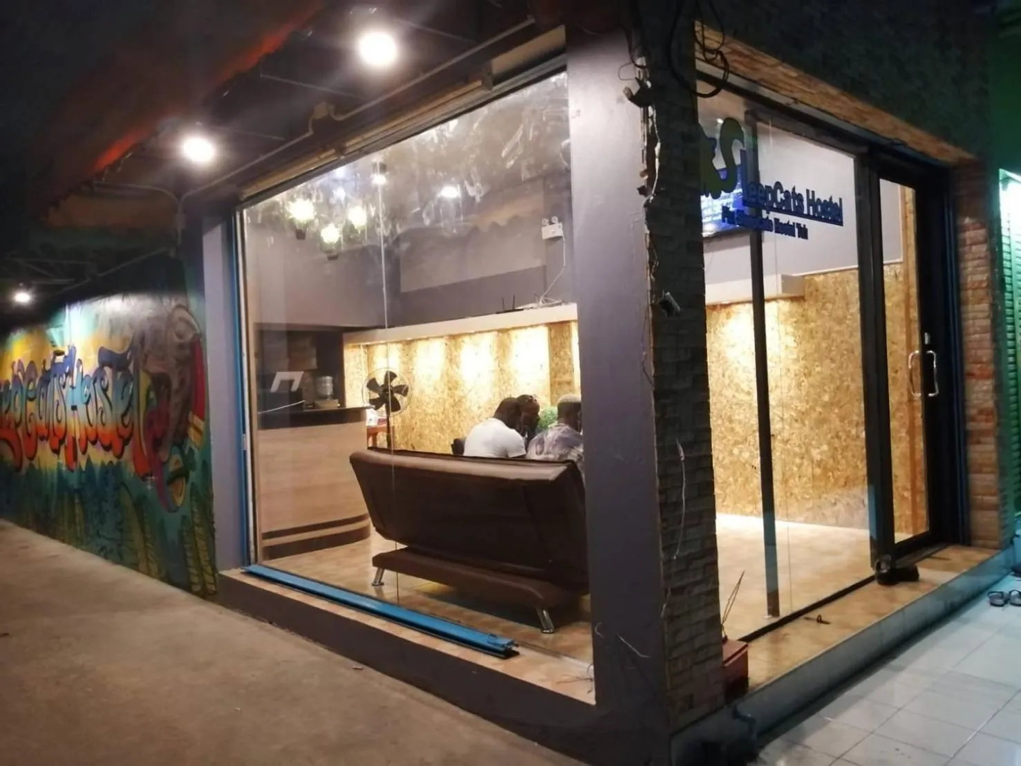 Property building in SleepCats Hostel