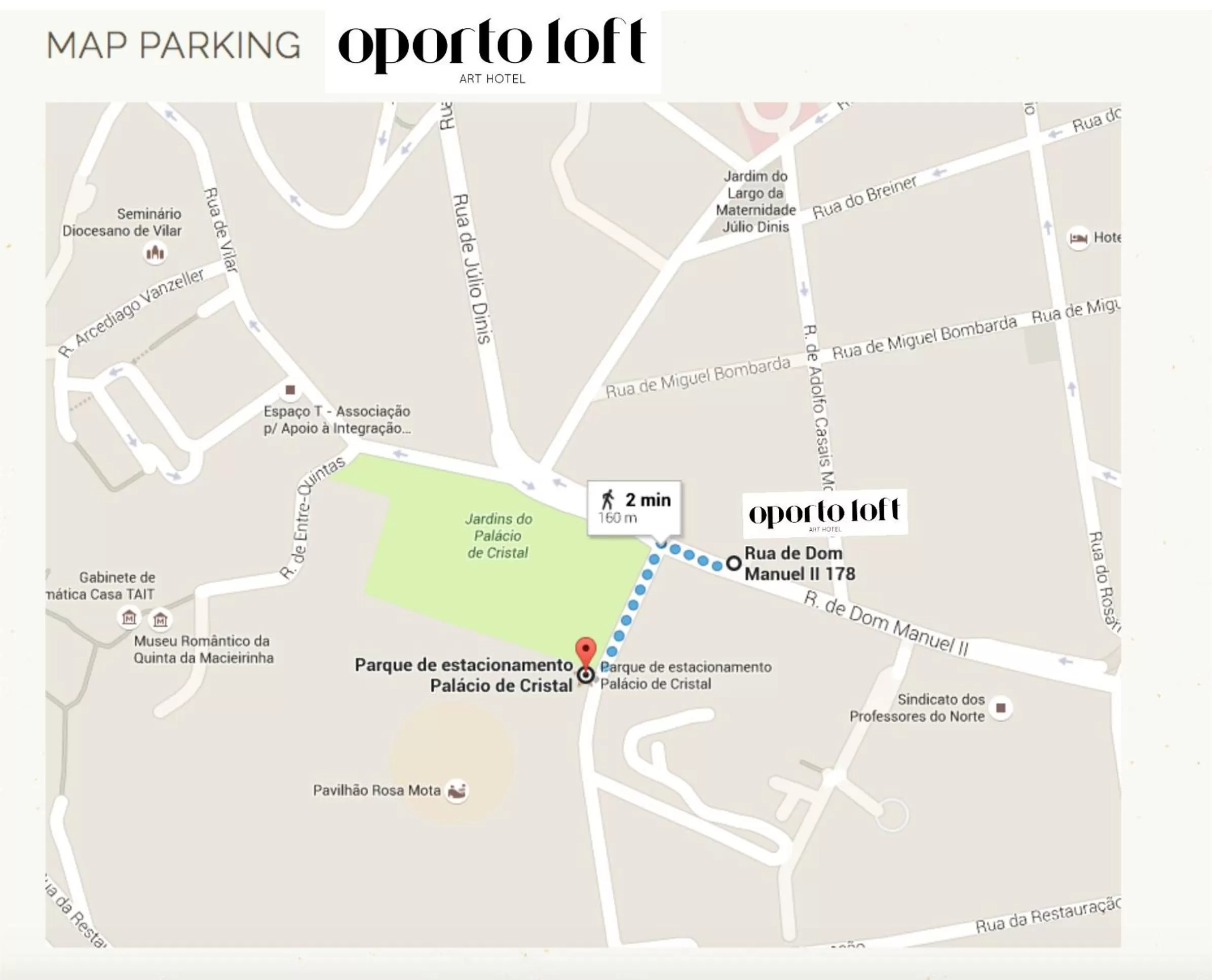 Parking in Oporto Loft