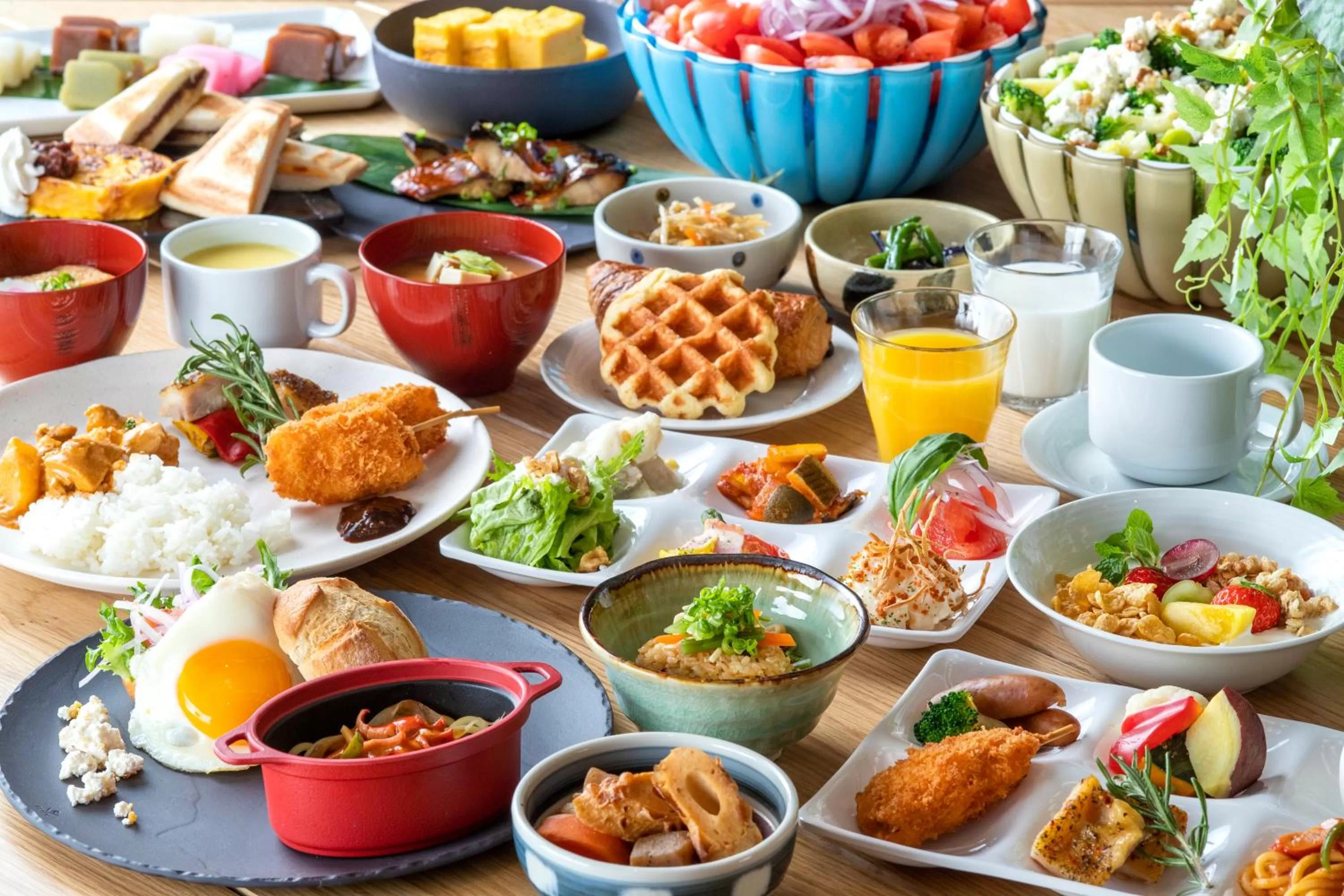 Buffet breakfast in Hotel Forza Nagoya Sakae