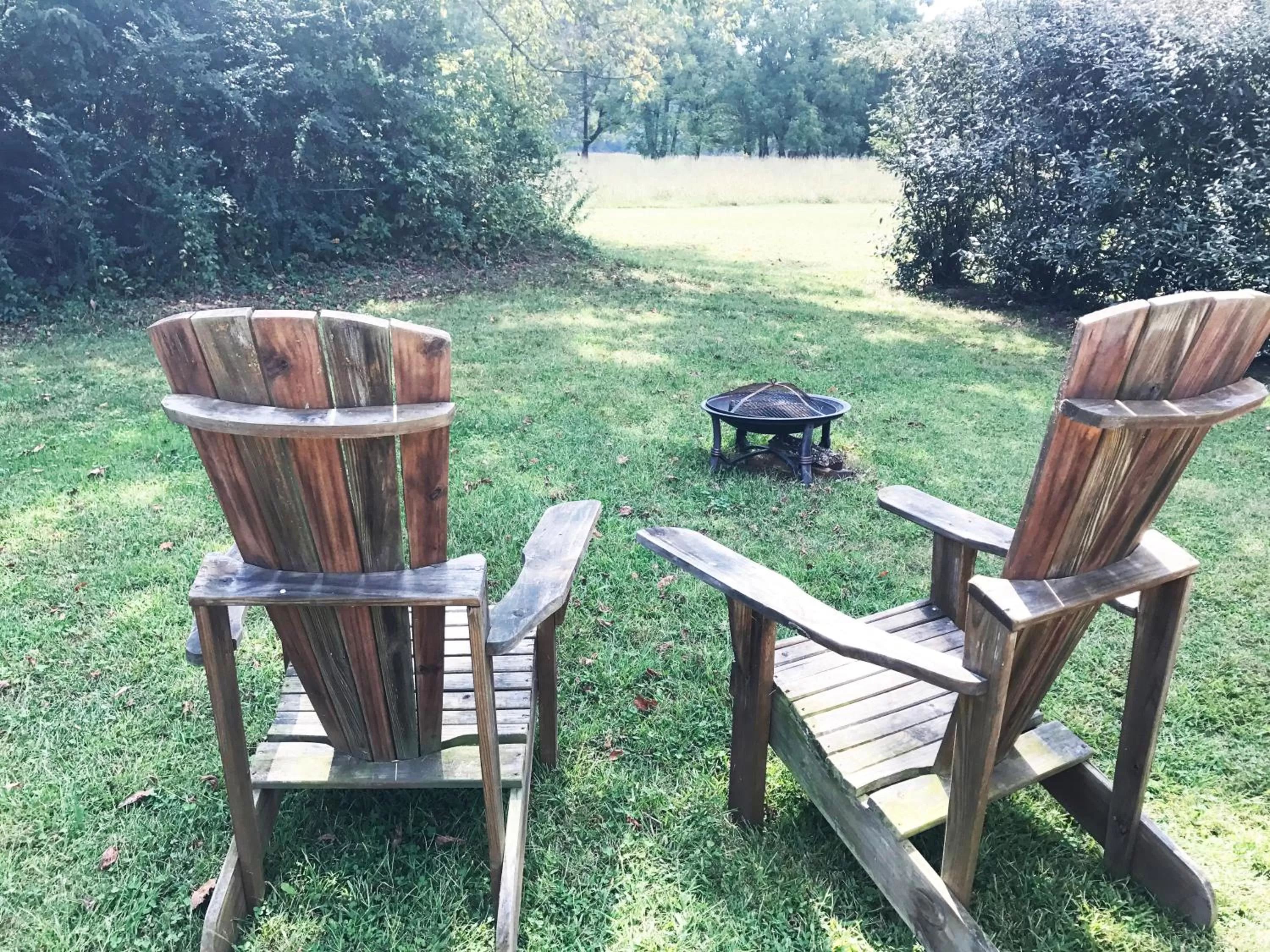 Garden in Creekwalk Inn Bed and Breakfast with Cabins