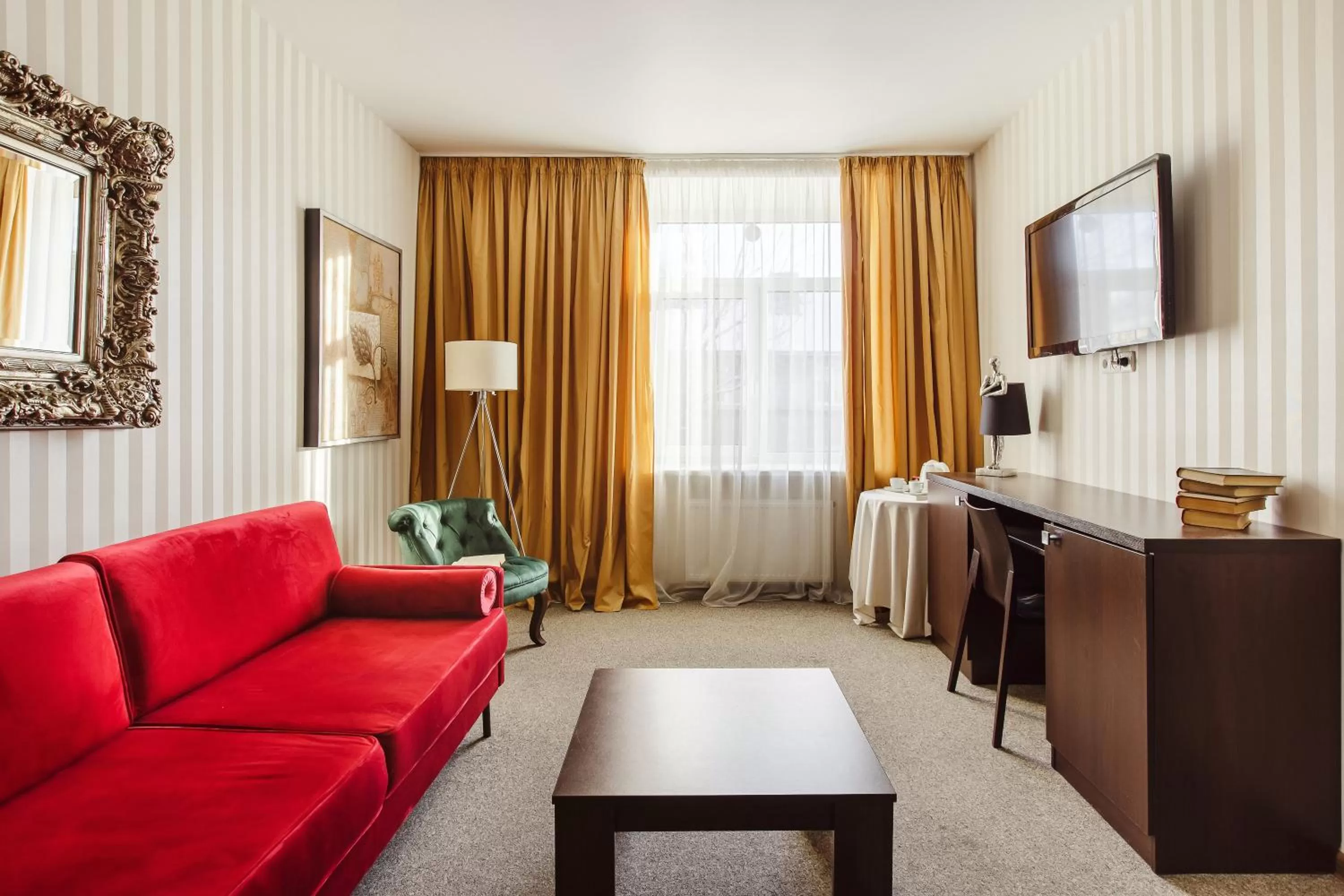 Living room in Old Town Hotel Bohema, Klaipėda