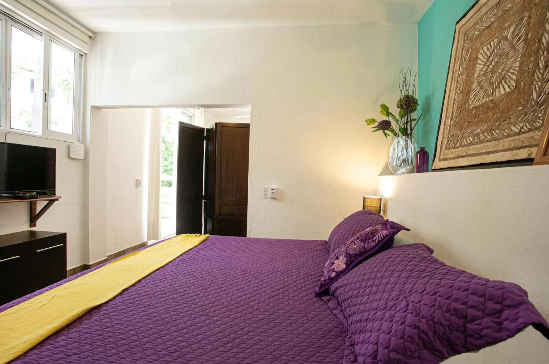 Bedroom, Bed in Casitas Miramar Puerto Vallarta Malecón