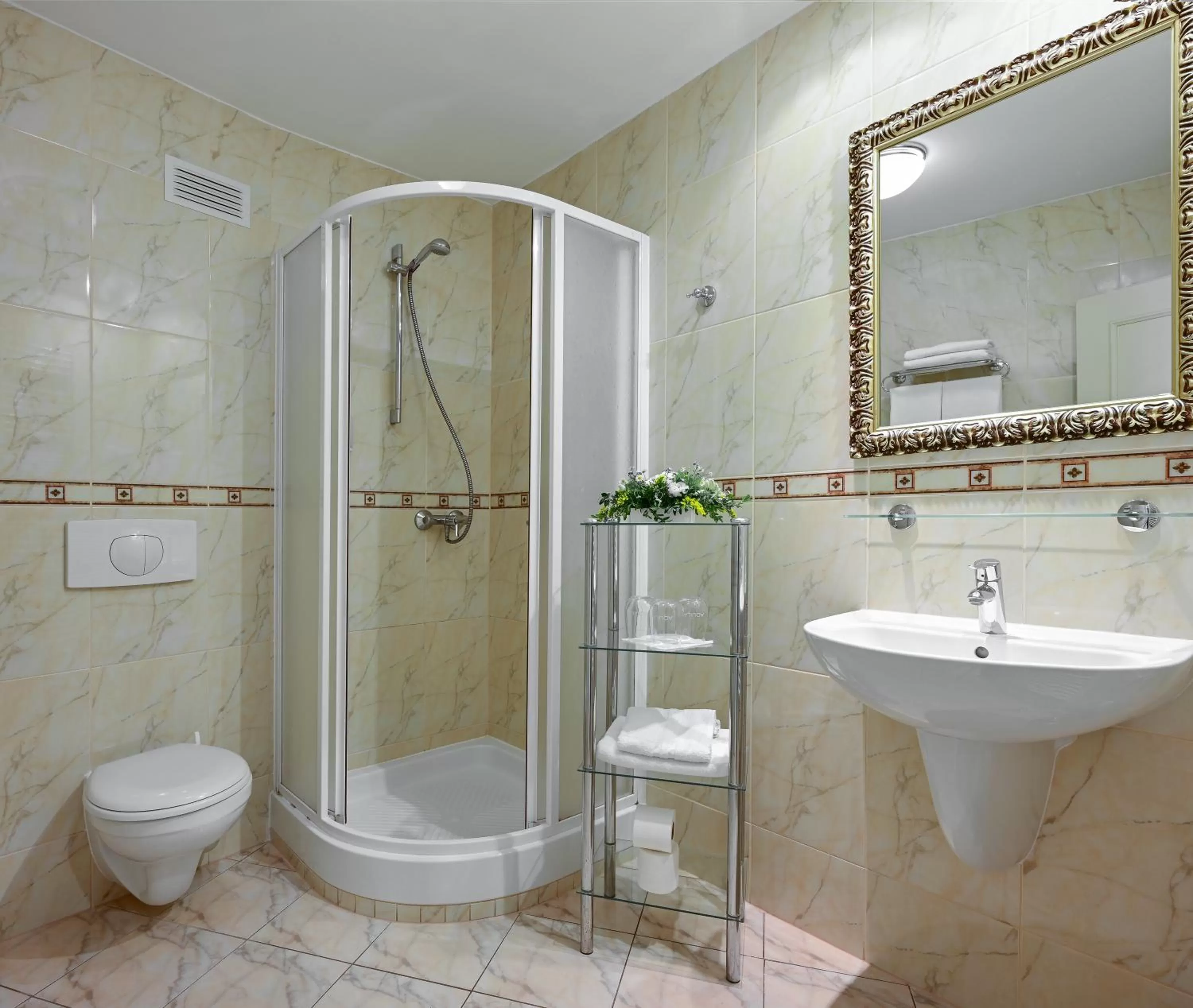 Shower in Hotel Continental