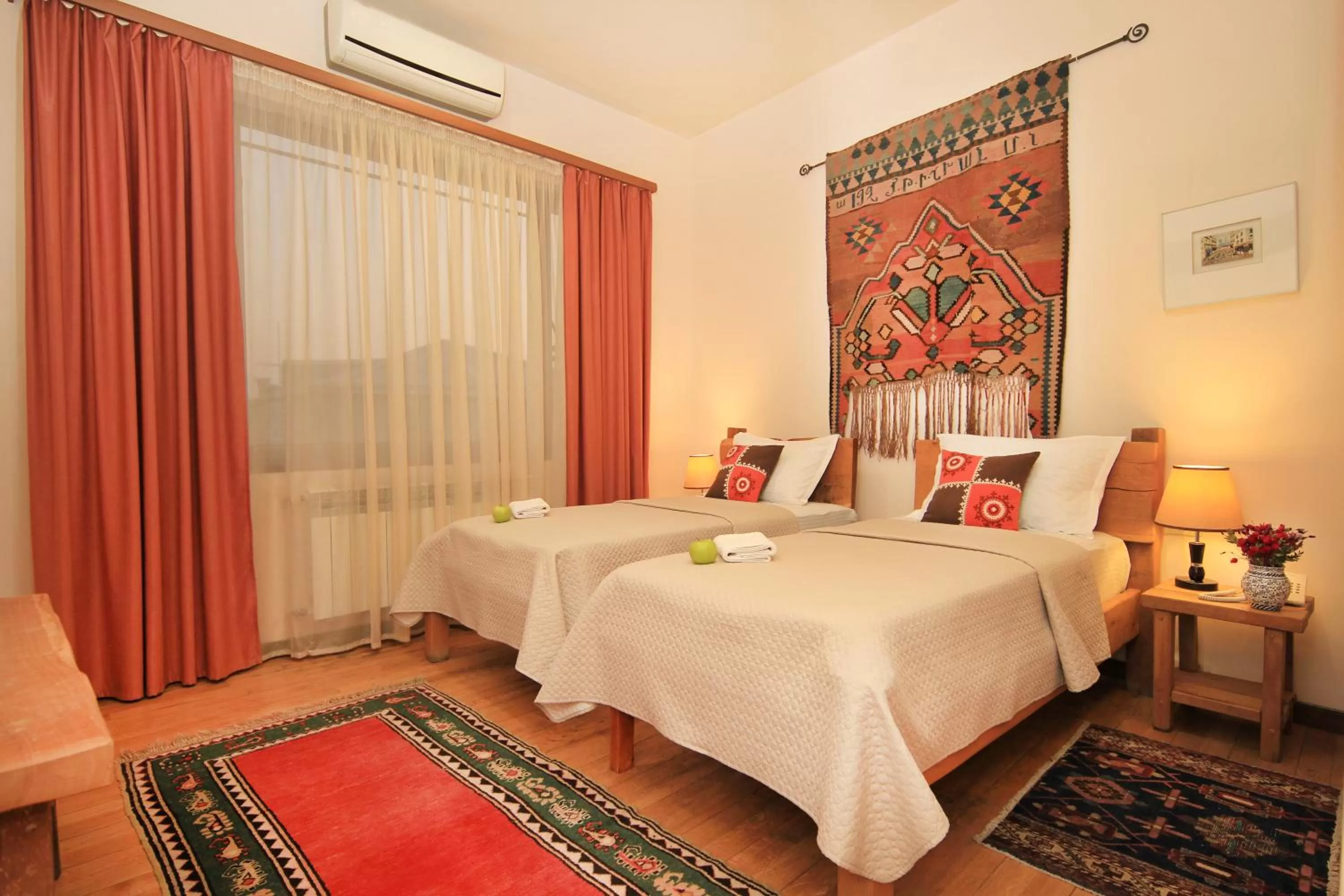 Bed in Silk Road Hotel