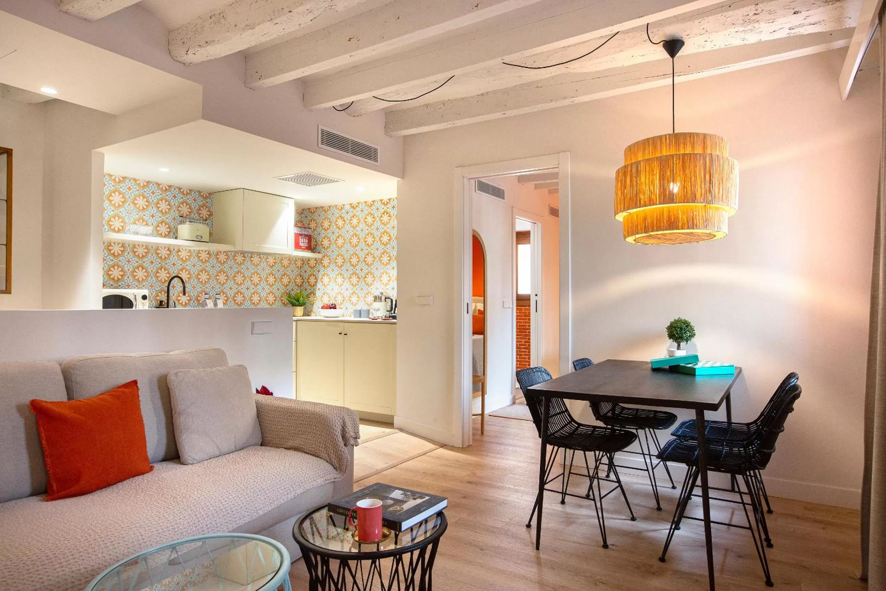 Living room in Samaritana Suites