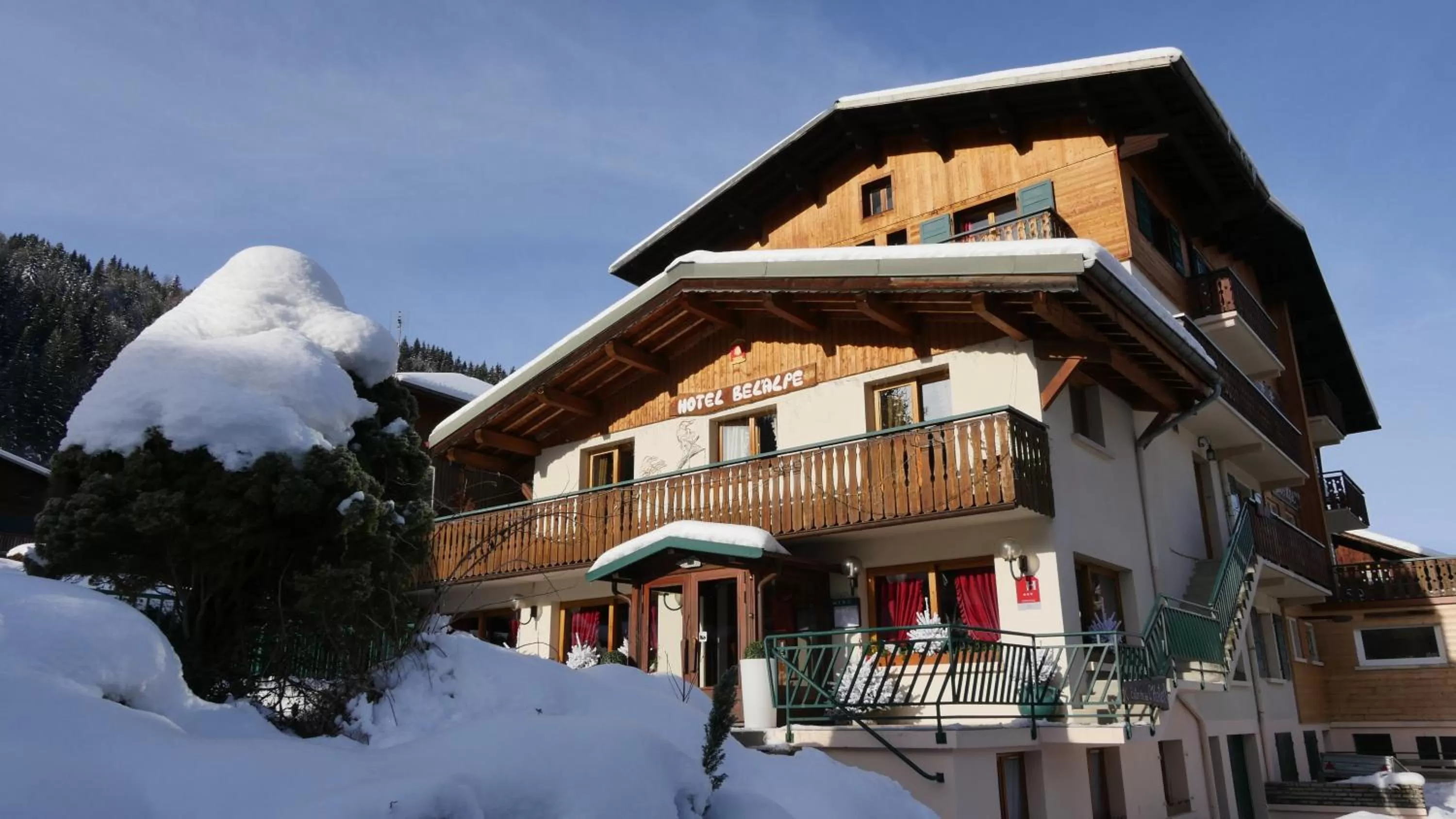 Double or Twin Room with Mountain View in Hotel Bel'alpe