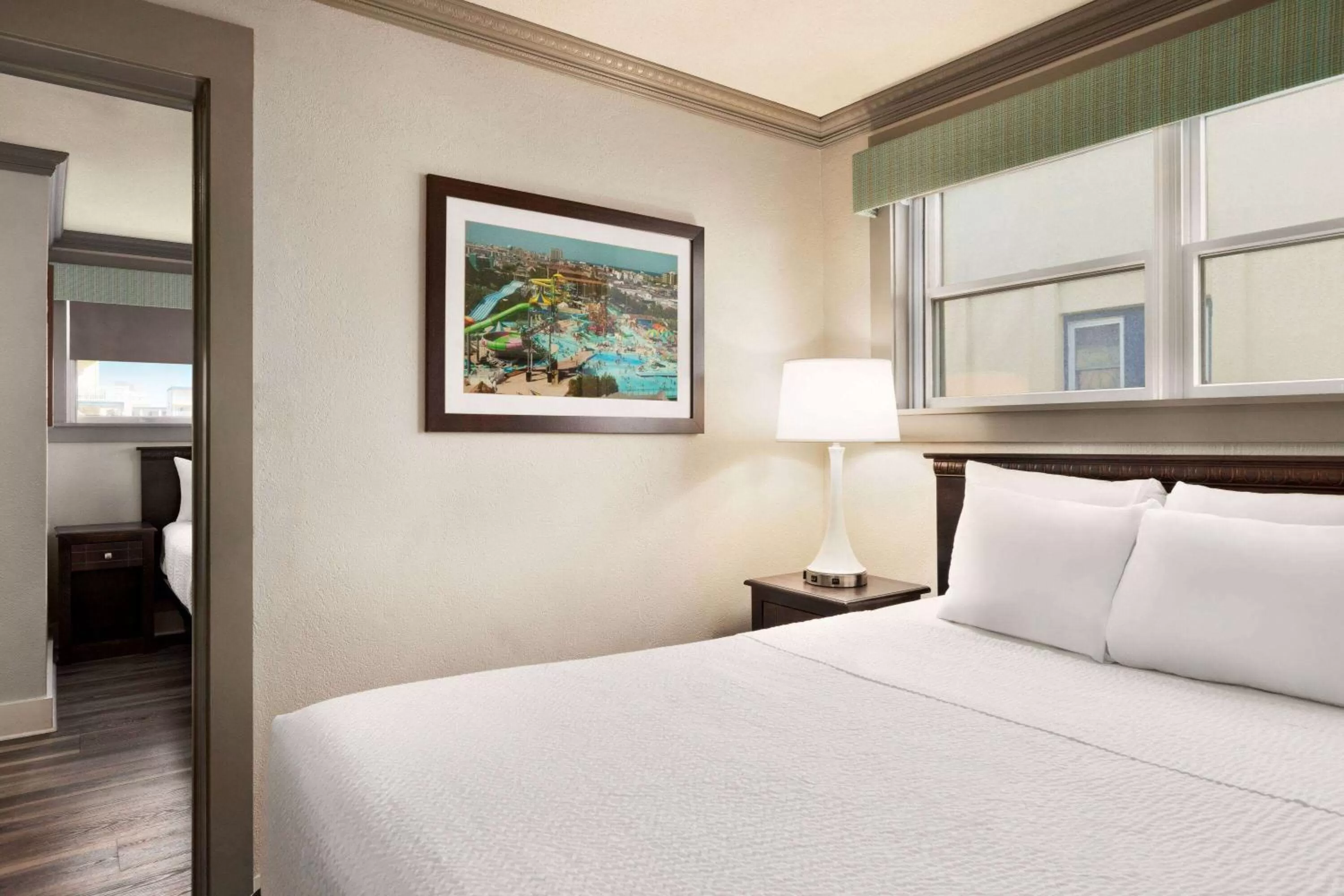 Bed in Days Inn by Wyndham Ocean City Oceanfront