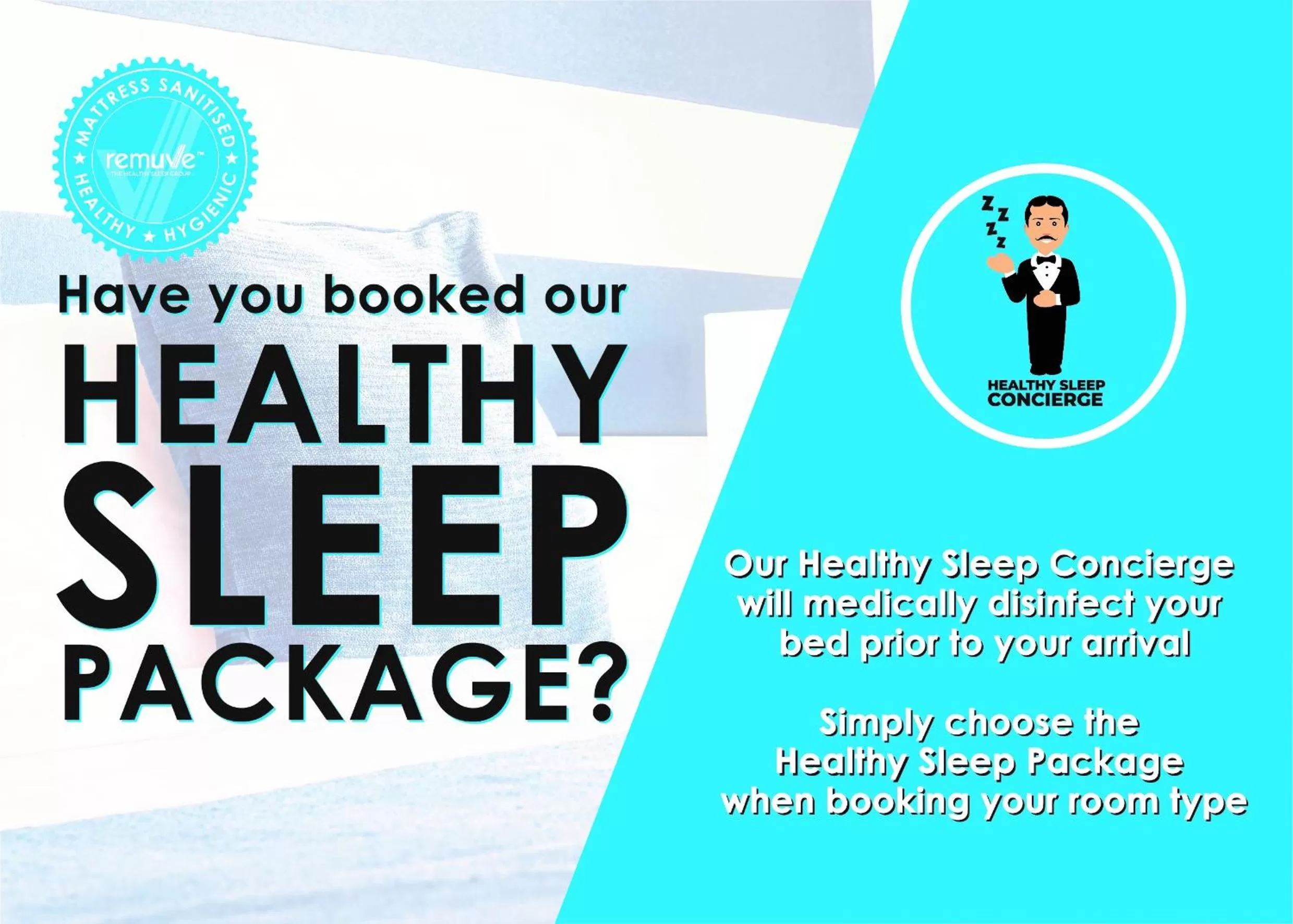 Bed in Evolution Apartments