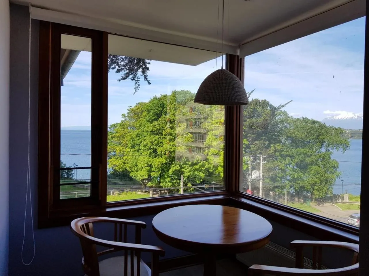 Lake view in Hotel Puelche