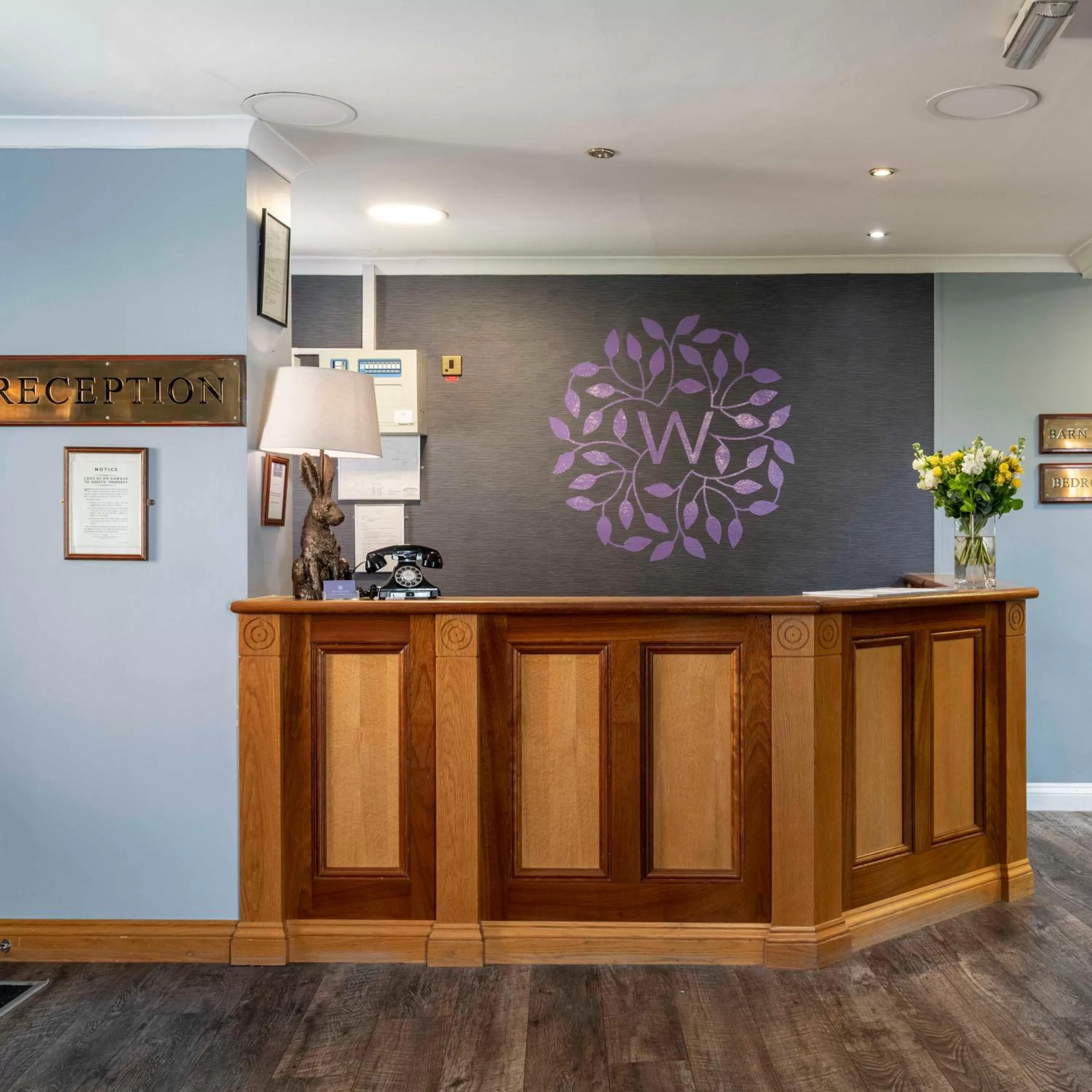 Property building in Wisteria Hotel