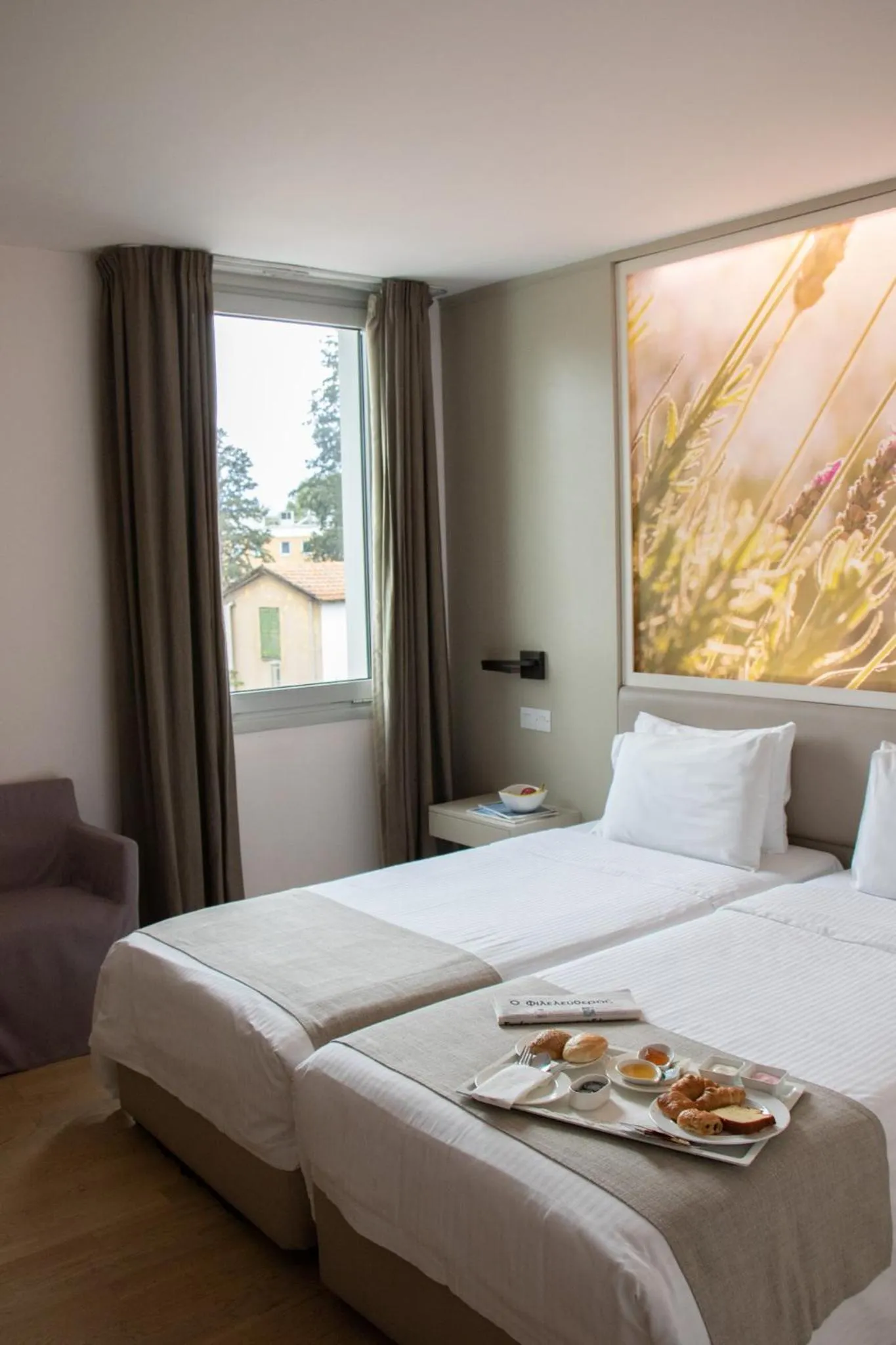 Bedroom, Bed in The Classic Hotel Nicosia - Handwritten Collection