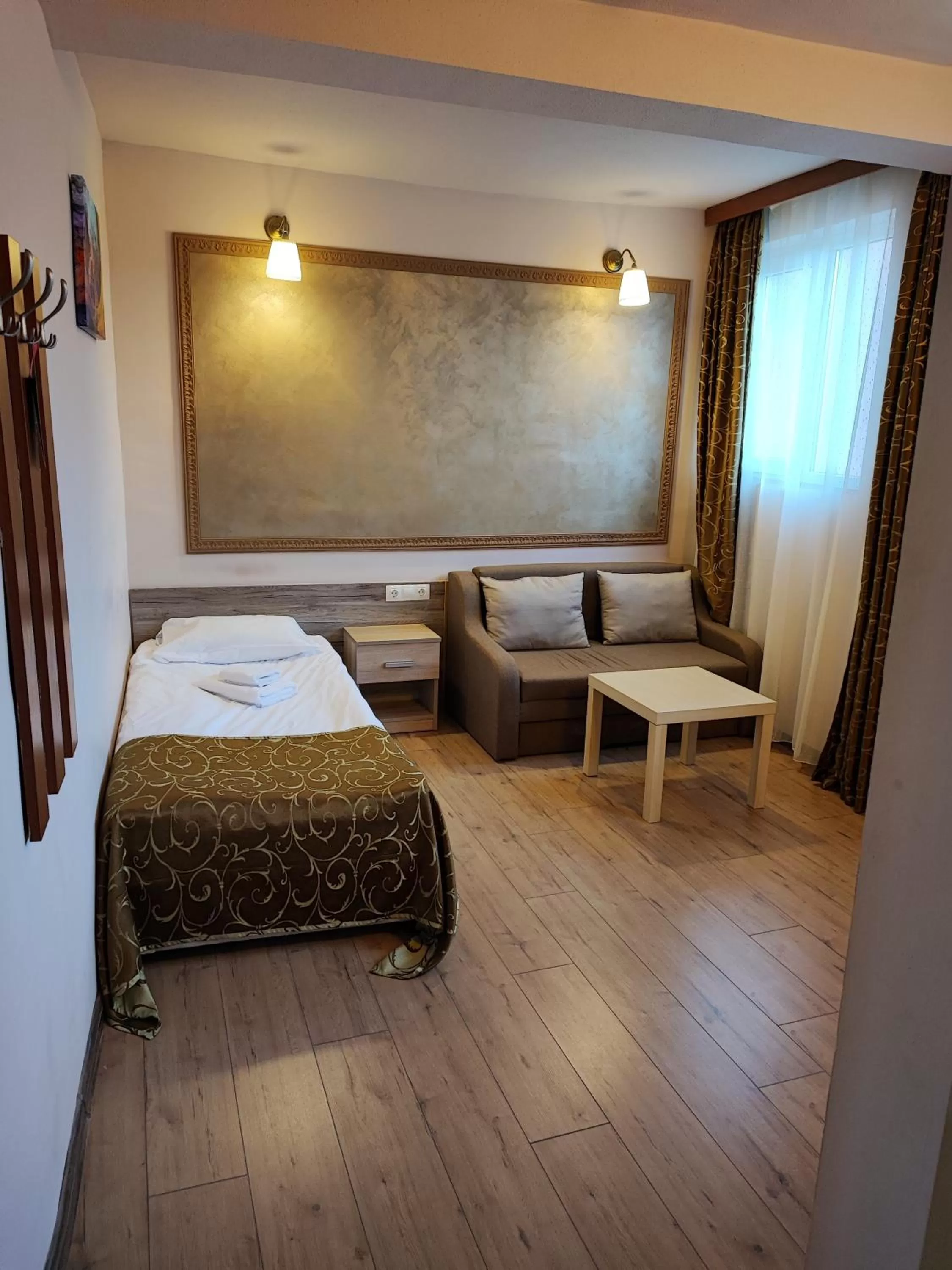 Photo of the whole room, Bed in Hotel Akord - Free Parking & Metro Access