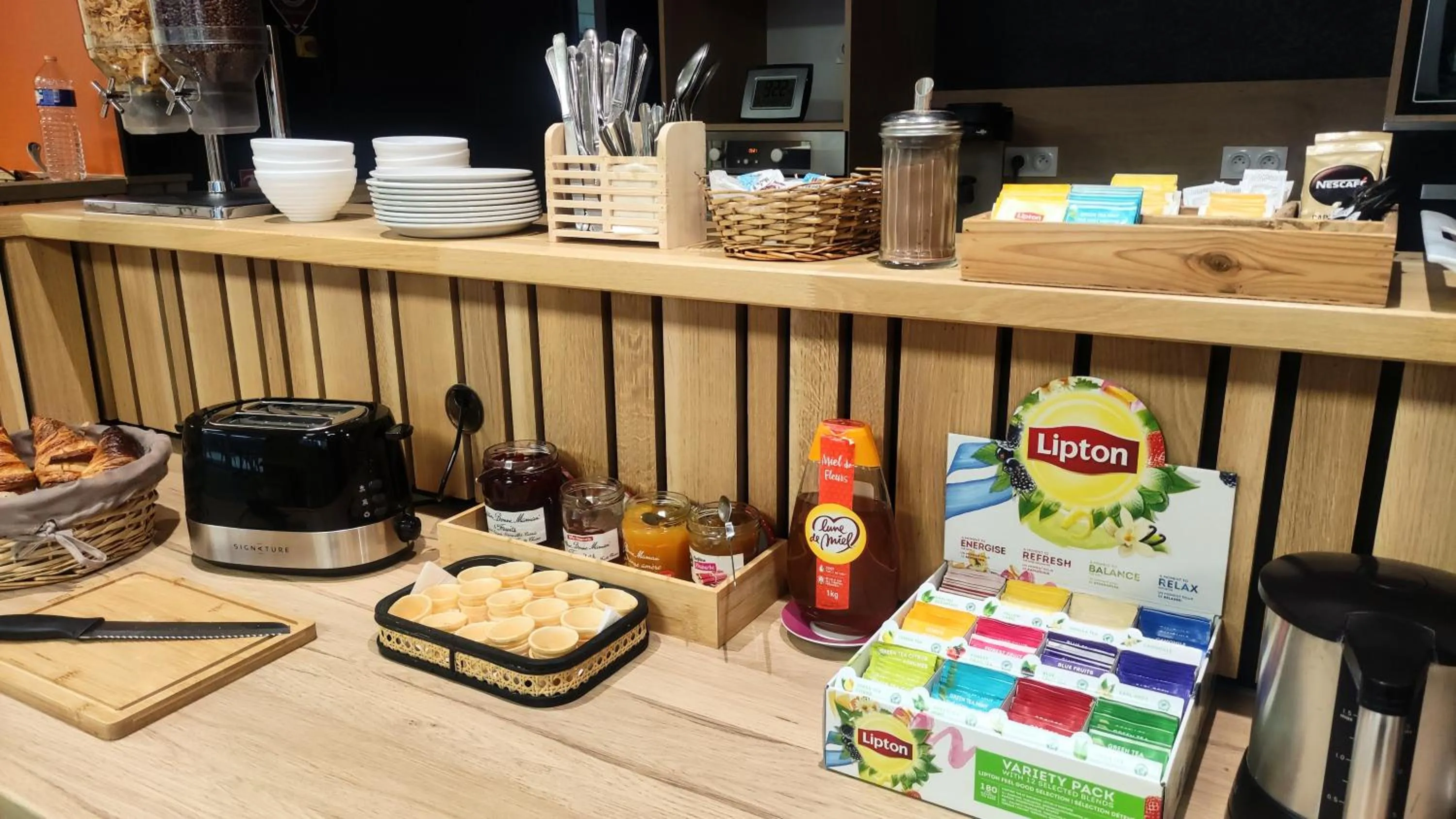 Breakfast in Fasthotel Laval