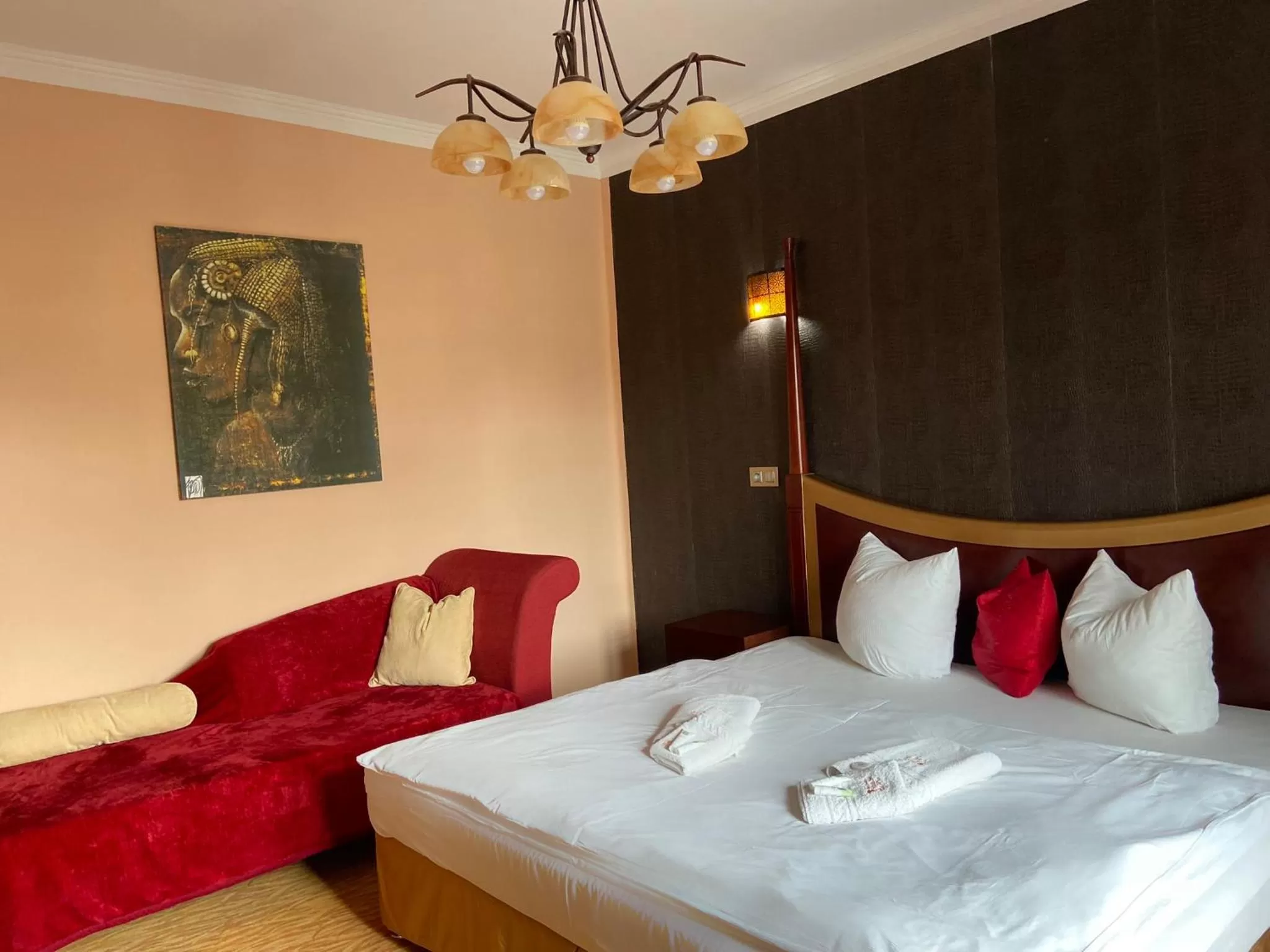 Bed in Wellness Hotel Beethoven