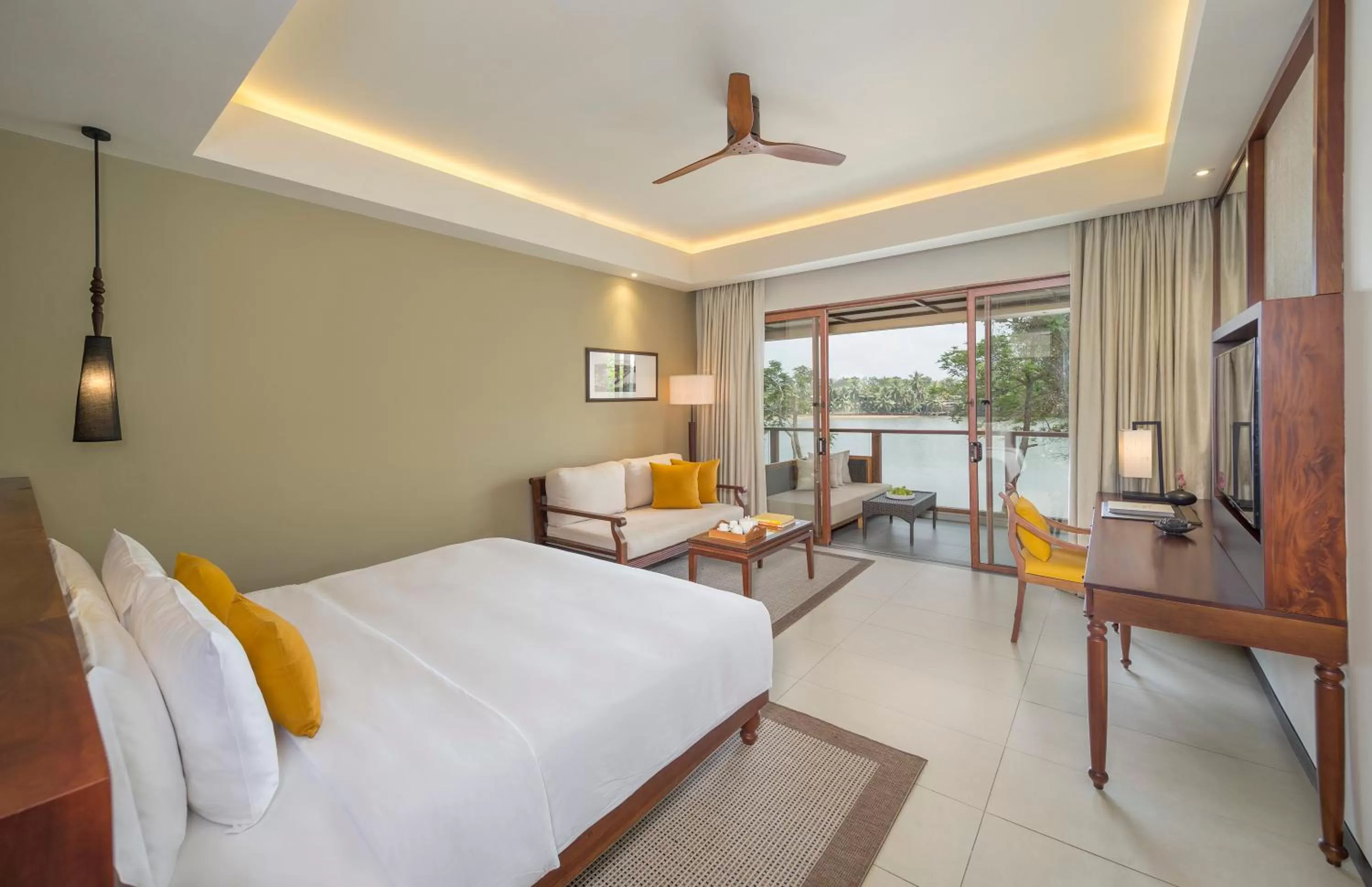View (from property/room), Bed in Anantara Kalutara Resort
