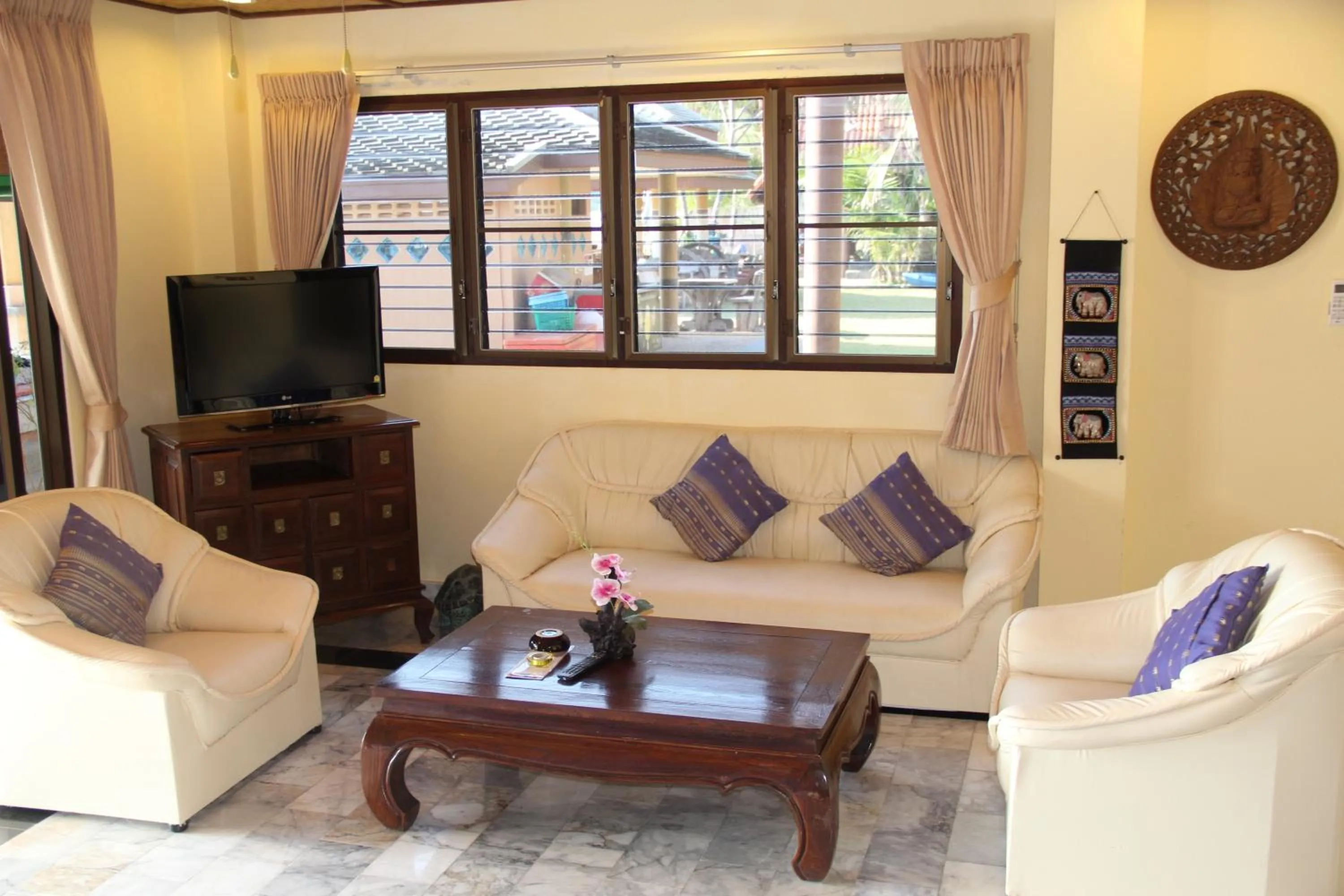 Living room in Laguna Beach Club Resort