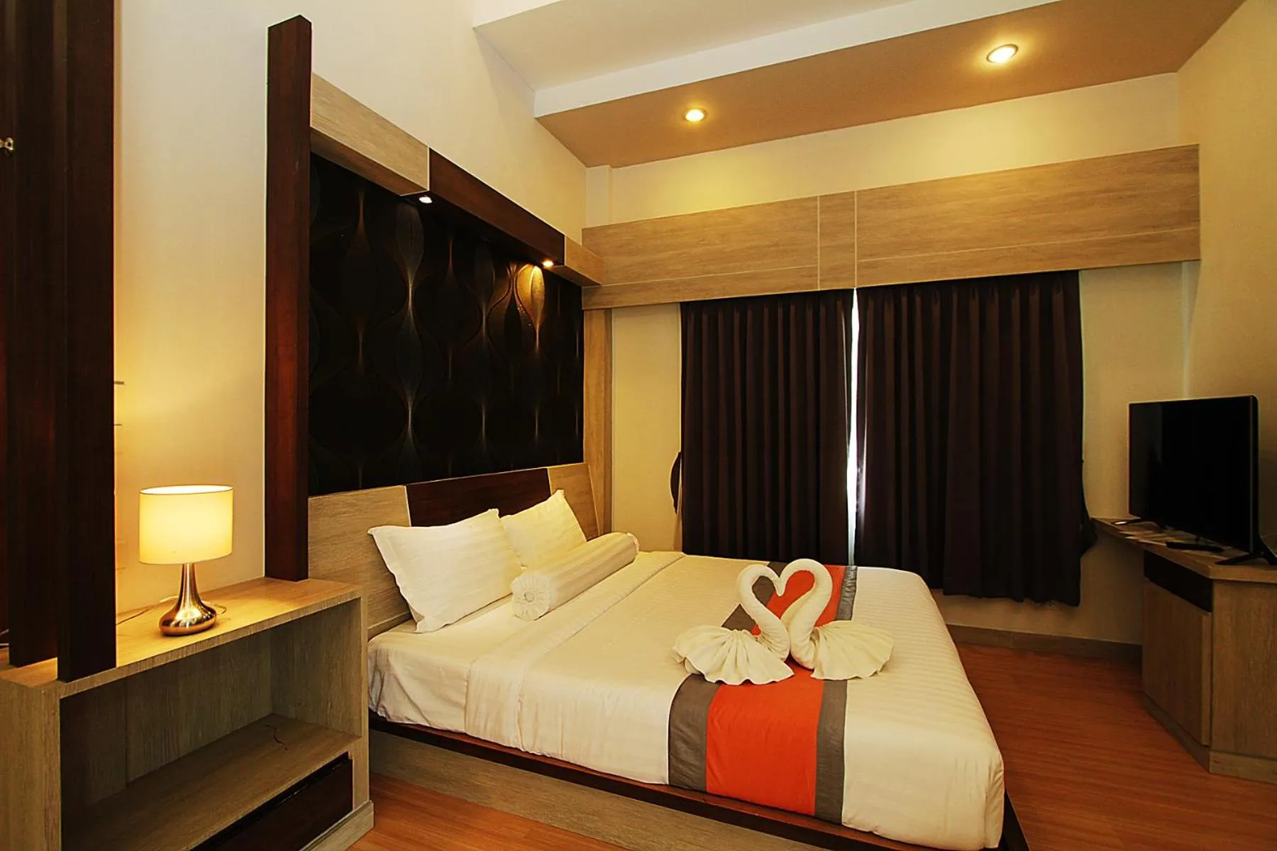 Bed in The Contrast i Hotel