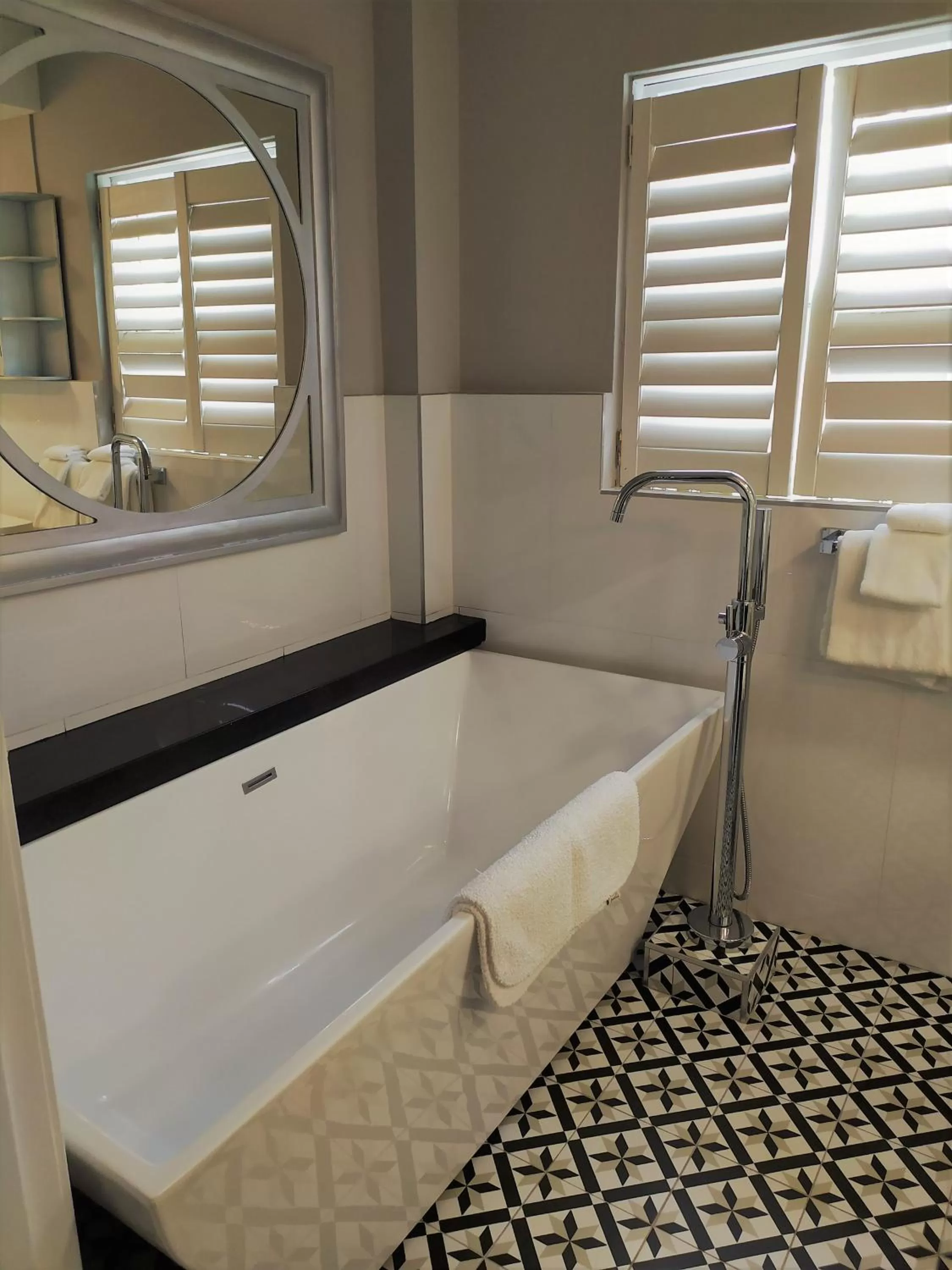 Bathroom in Manhattan Tower Apartment Hotel