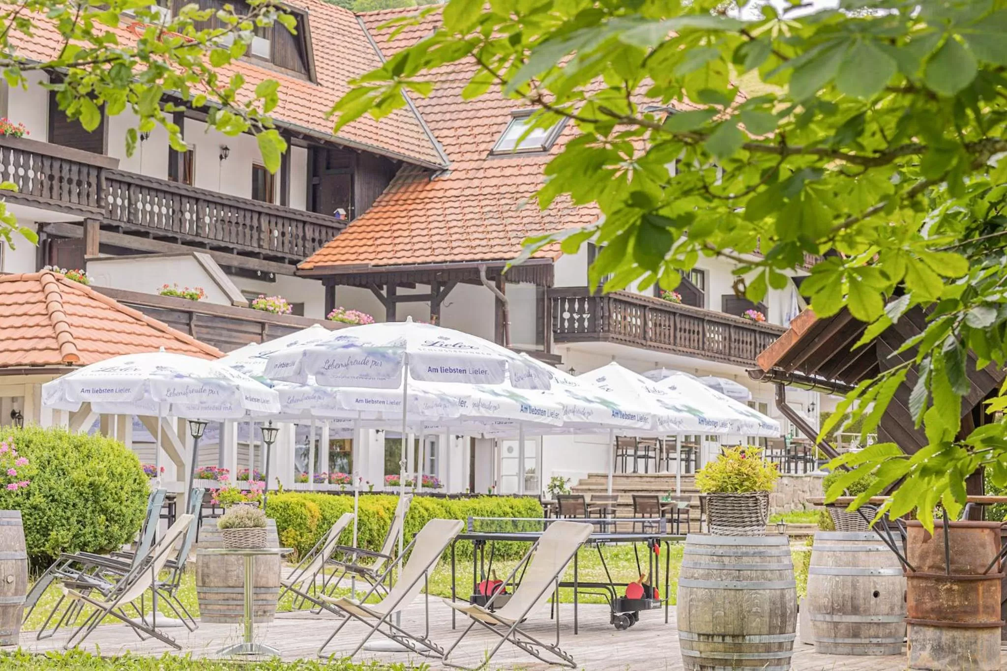 Garden, Property Building in Wohlfühlhotel Landmann