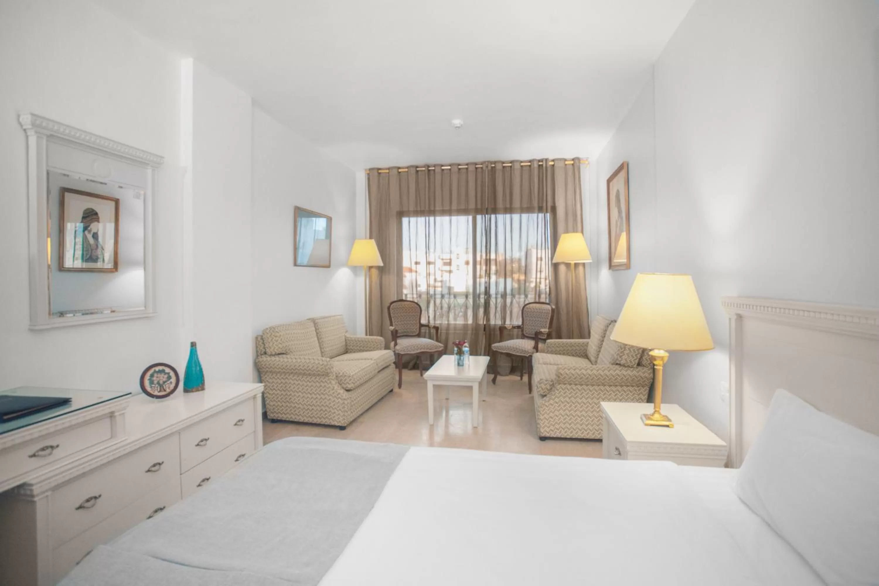 Bed in Grand Hotel Madaba