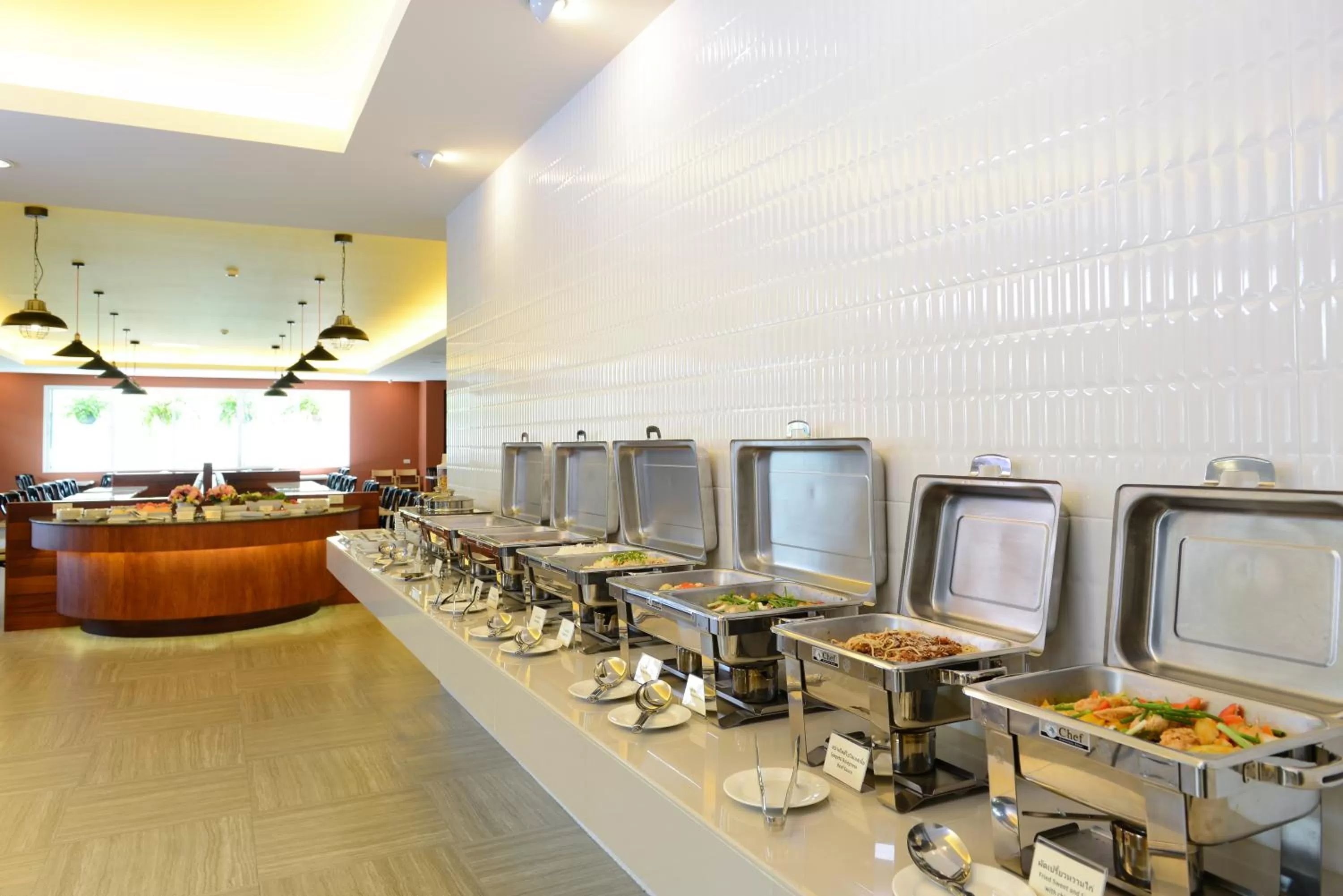 Asian breakfast in Hisea Huahin Hotel