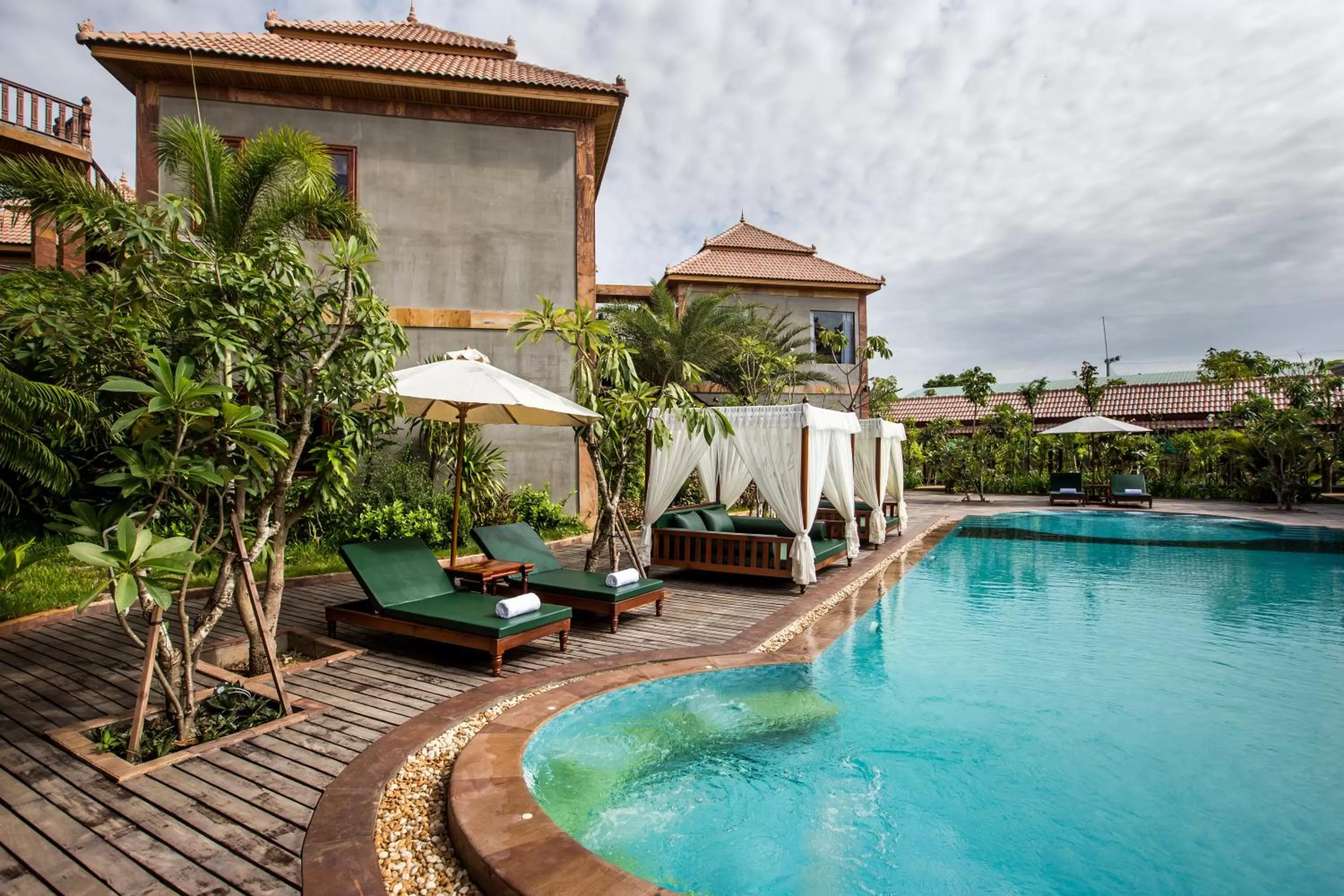 Swimming Pool in Angkor Style Resort