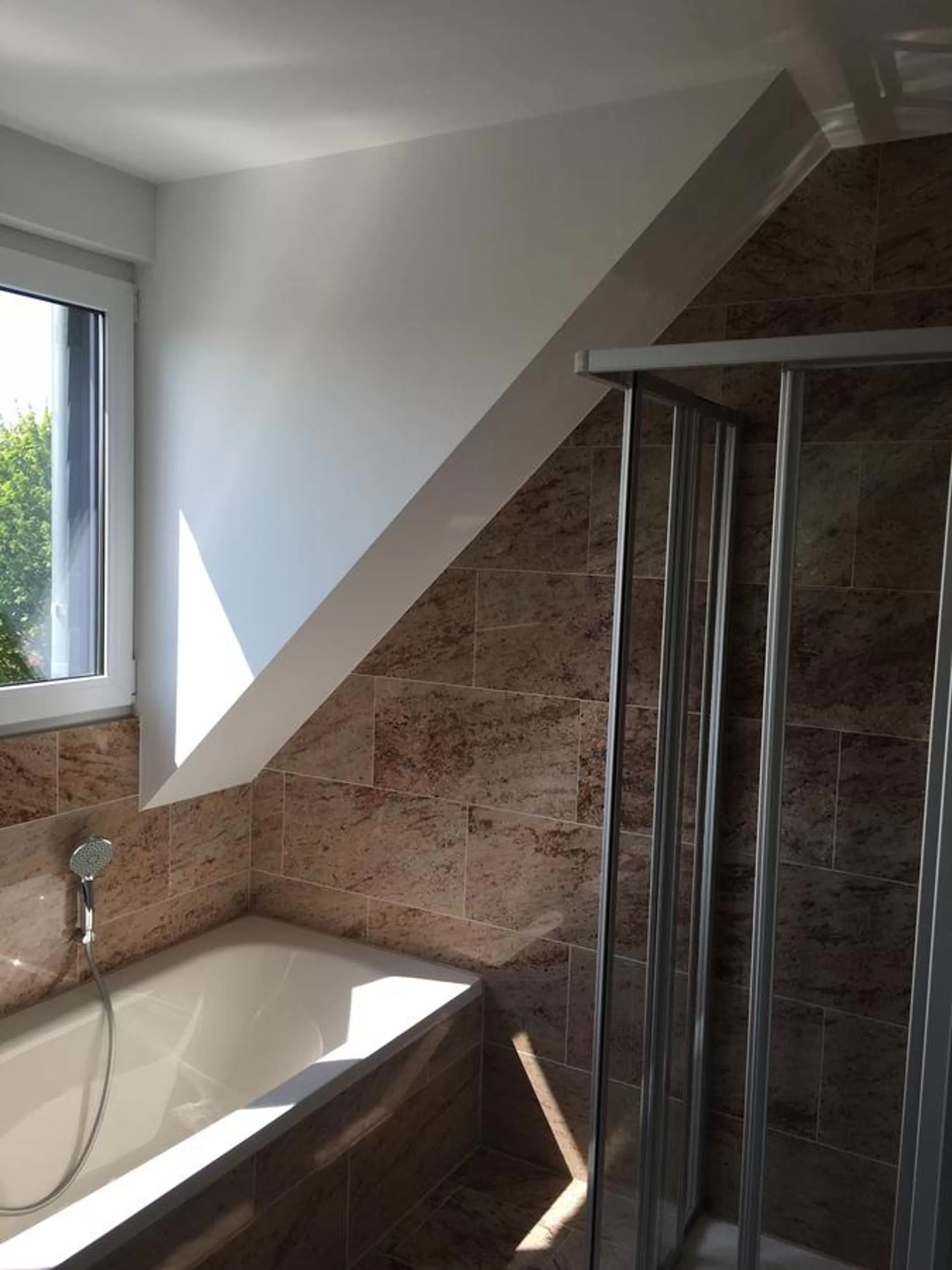 Property building, Bathroom in Merkel Villa Apartamente