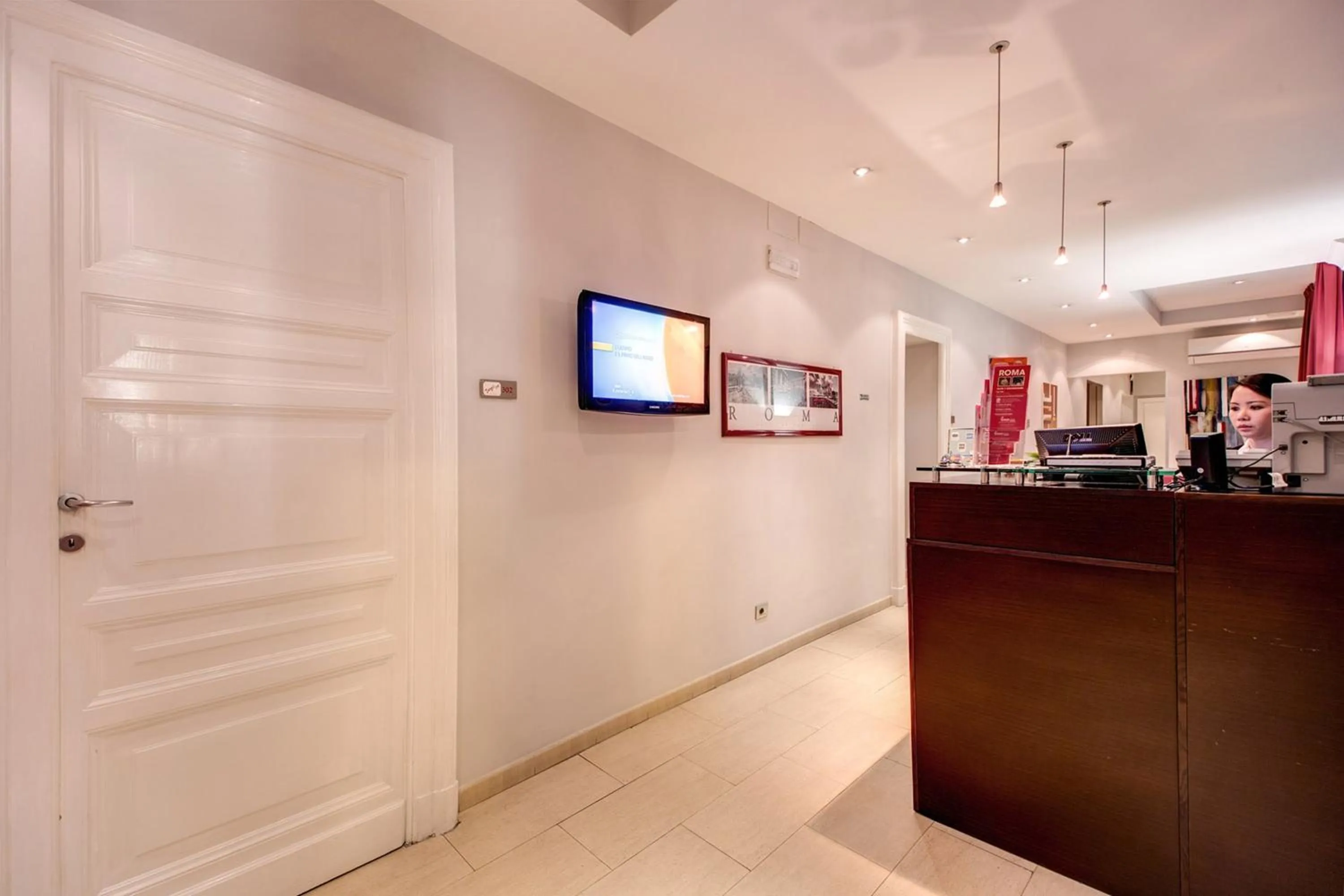 Lobby or reception in Target Inn Rooms